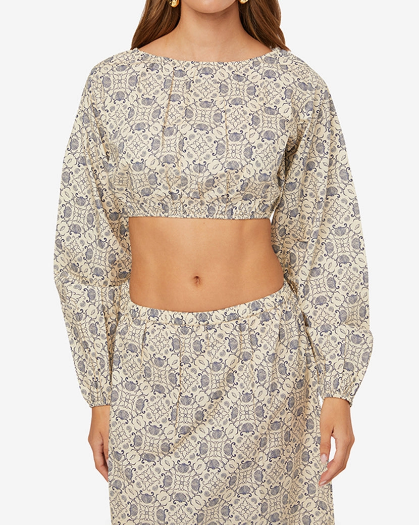 Cropped Bubble Top