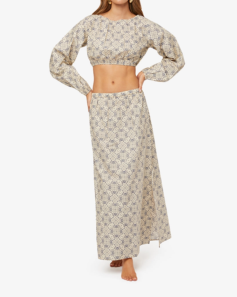 Cropped Bubble Top