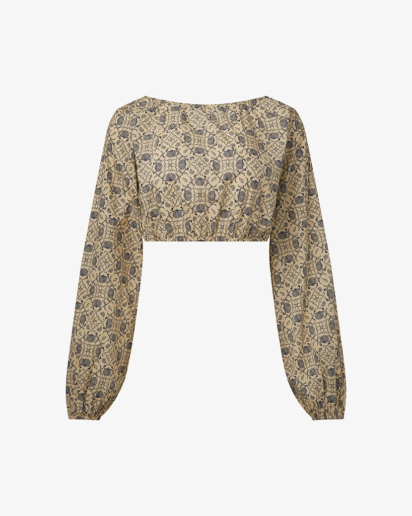 Cropped Bubble Top
