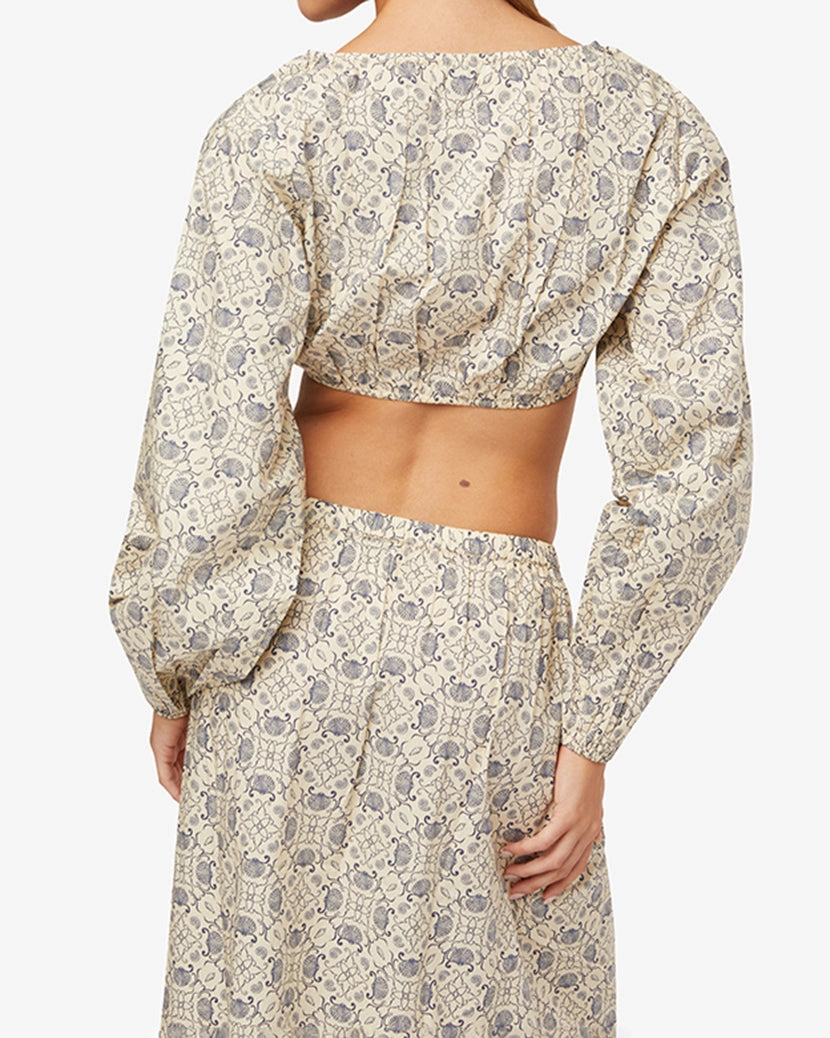 Cropped Bubble Top