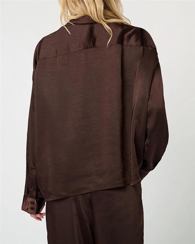 Cropped Button Front Shirt