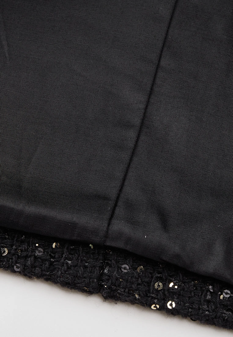 Cropped Embroidery-detail Patch-pocket Jacket