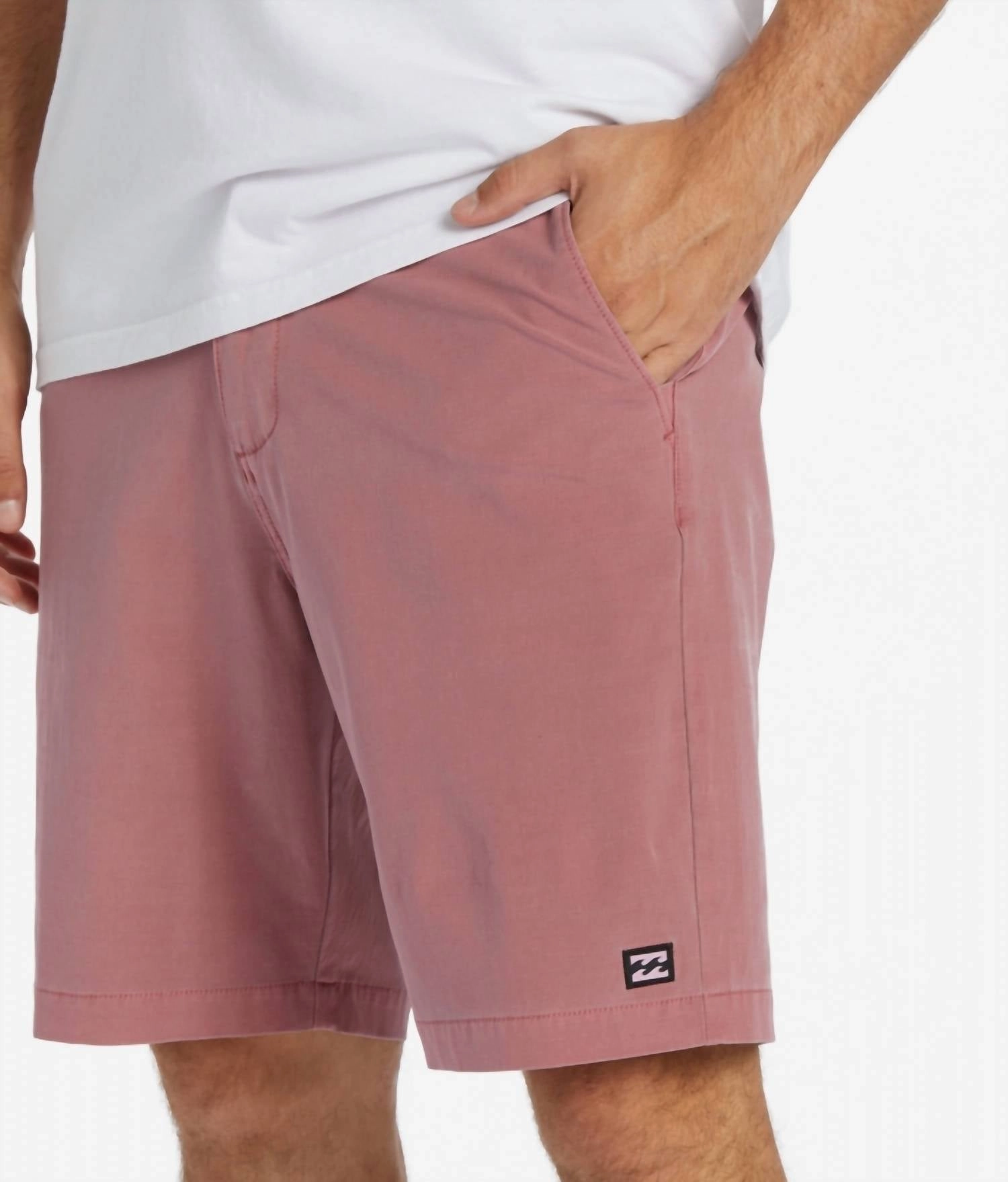Crossfire Wave Washed Shorts In Coral