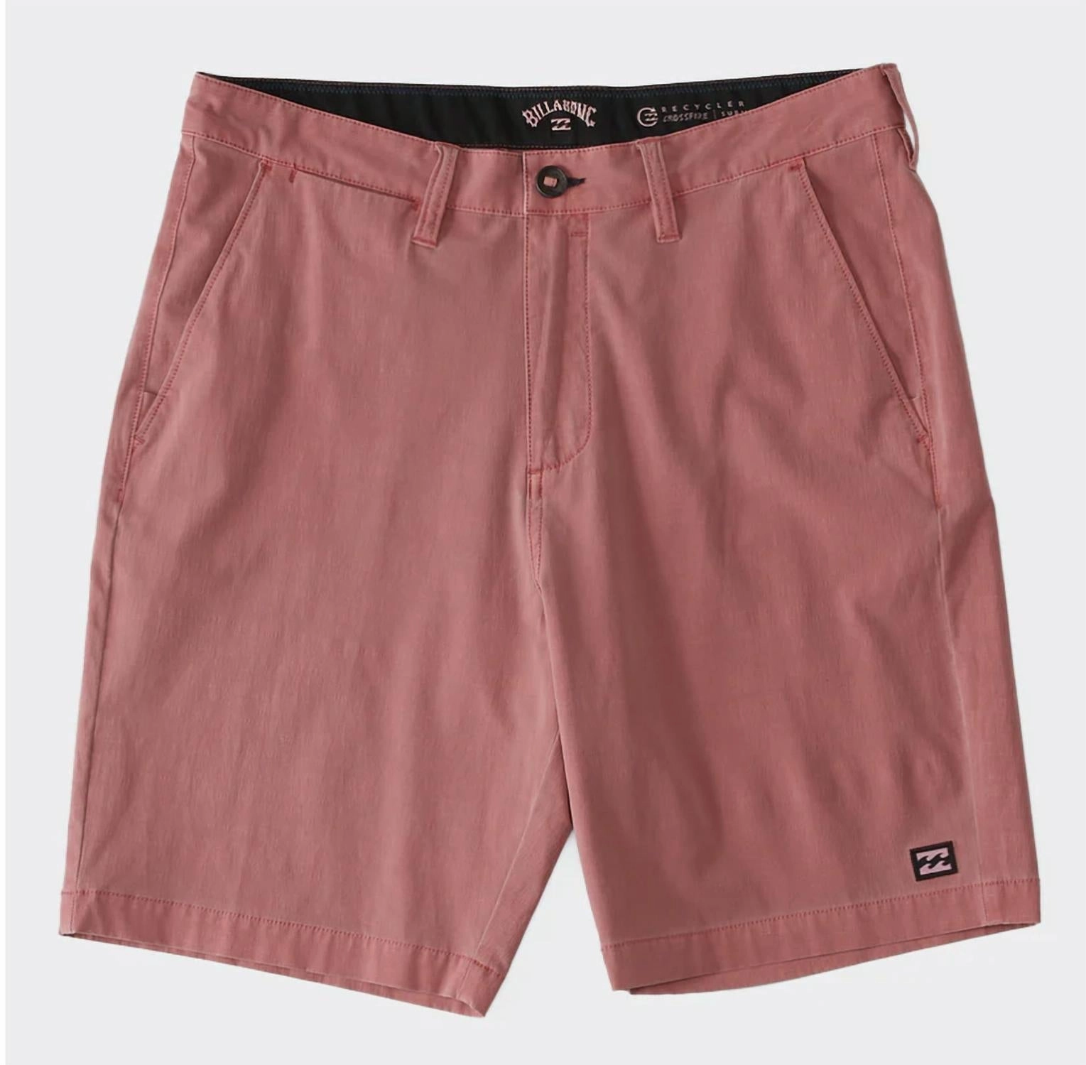 Crossfire Wave Washed Shorts In Coral