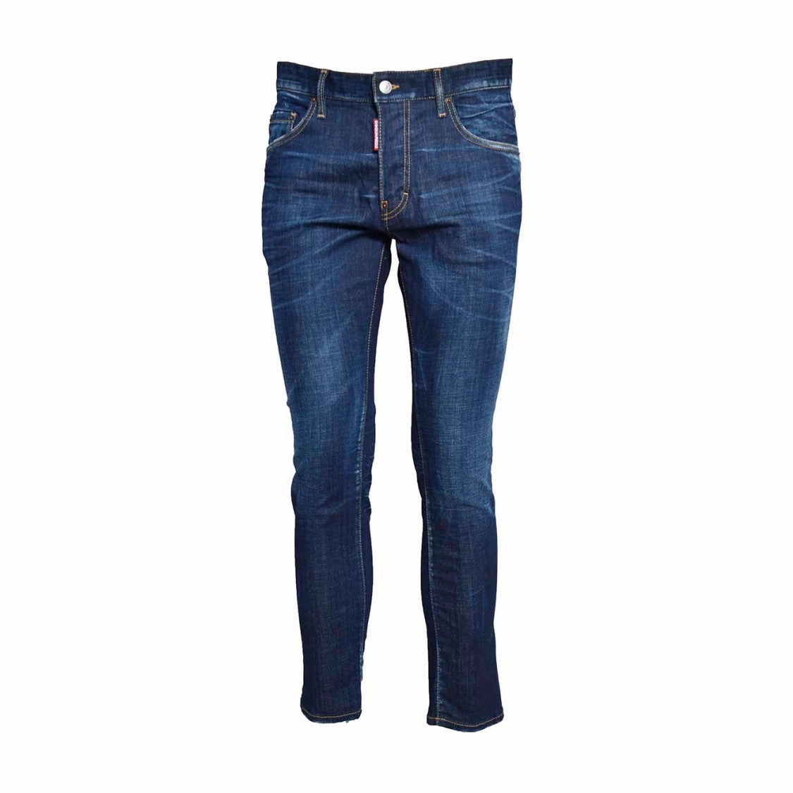 Dark Blue Clean Skater Jeans