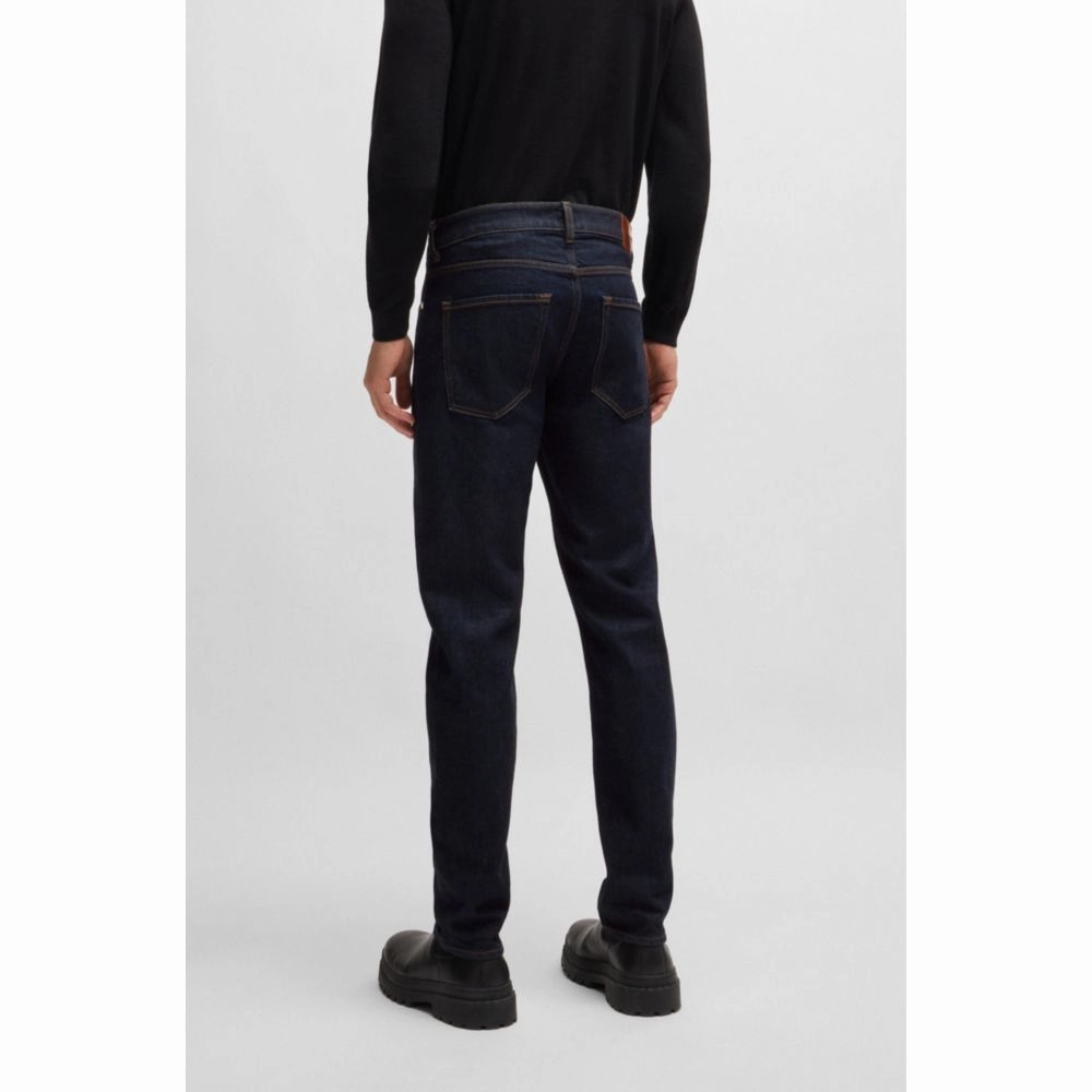 Delaware Slim-fit jeans in dark-blue comfort-stretch denim