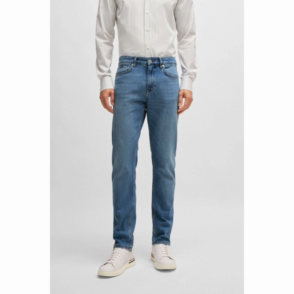 Delaware Slim-fit jeans in pure-blue comfort-stretch denim