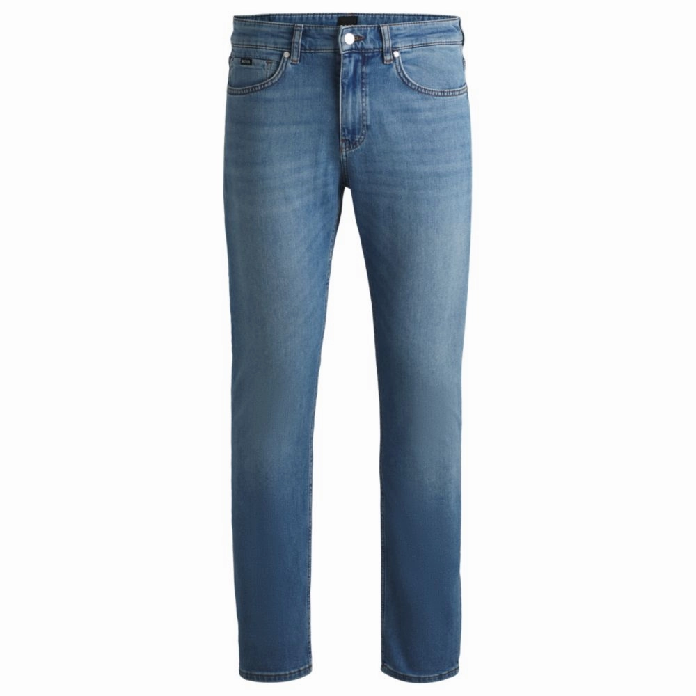 Delaware Slim-fit jeans in pure-blue comfort-stretch denim