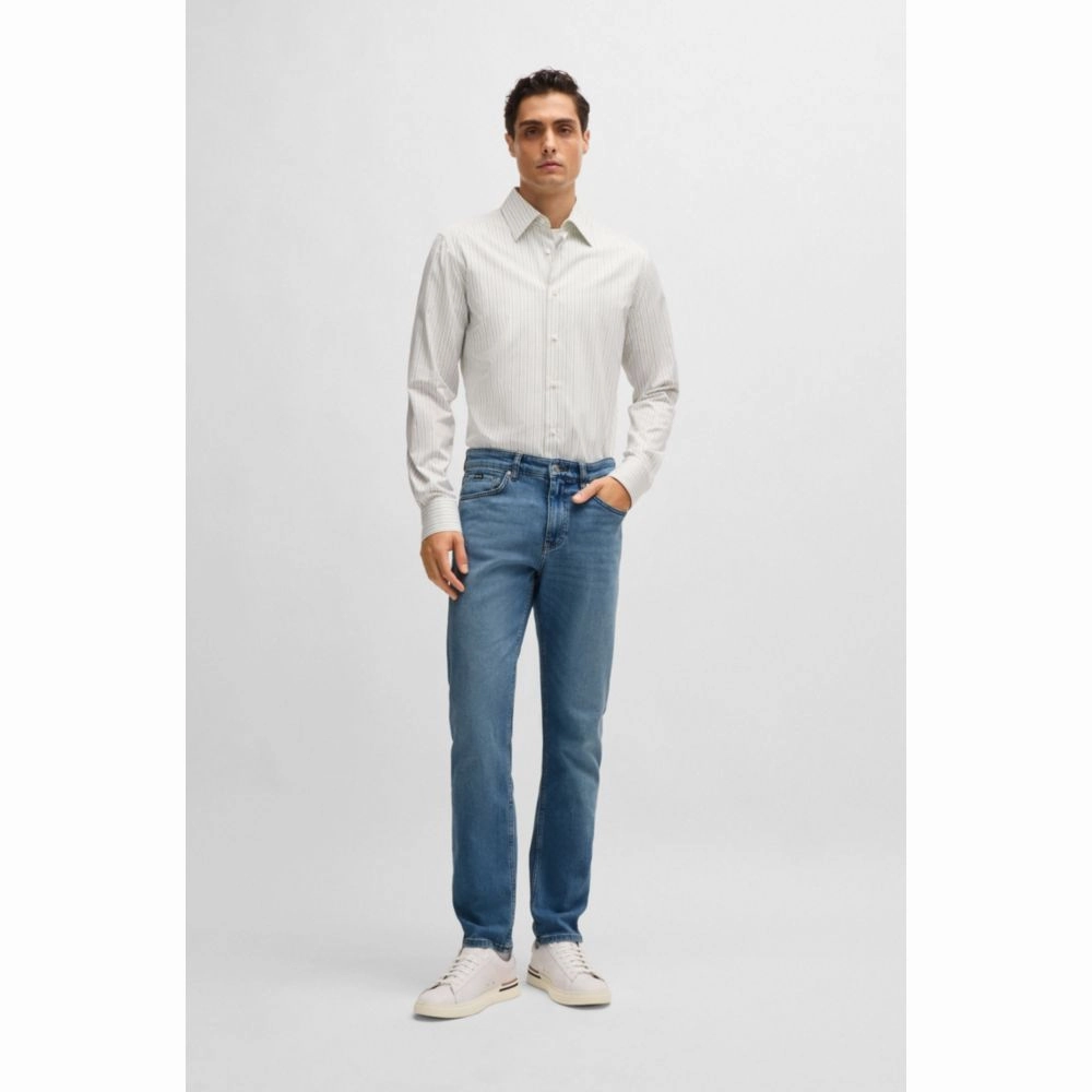 Delaware Slim-fit jeans in pure-blue comfort-stretch denim