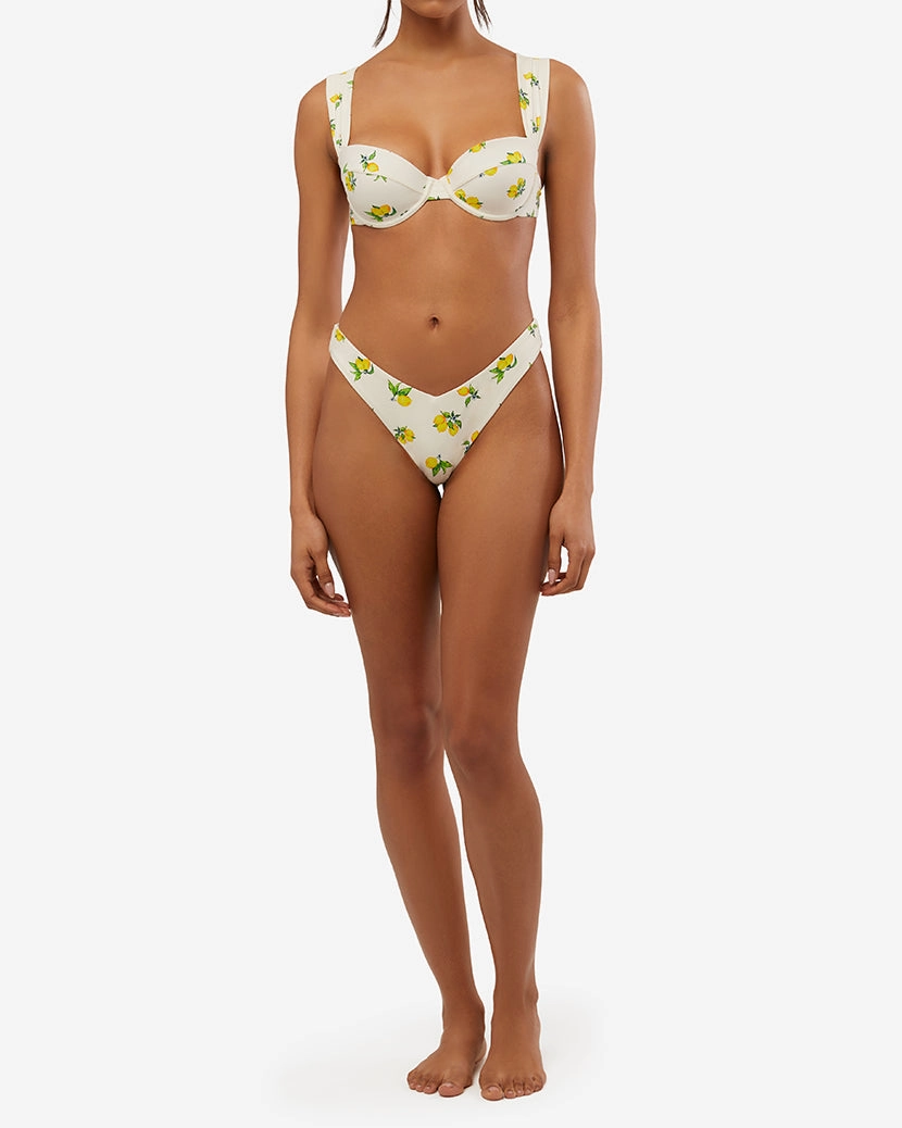 Delilah Ditsy Lemons Bikini Bottom