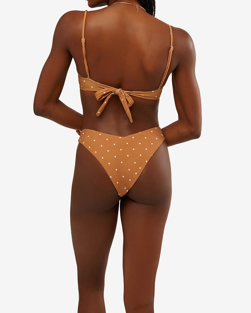Delilah Micro Polka Dot Bikini Bottom