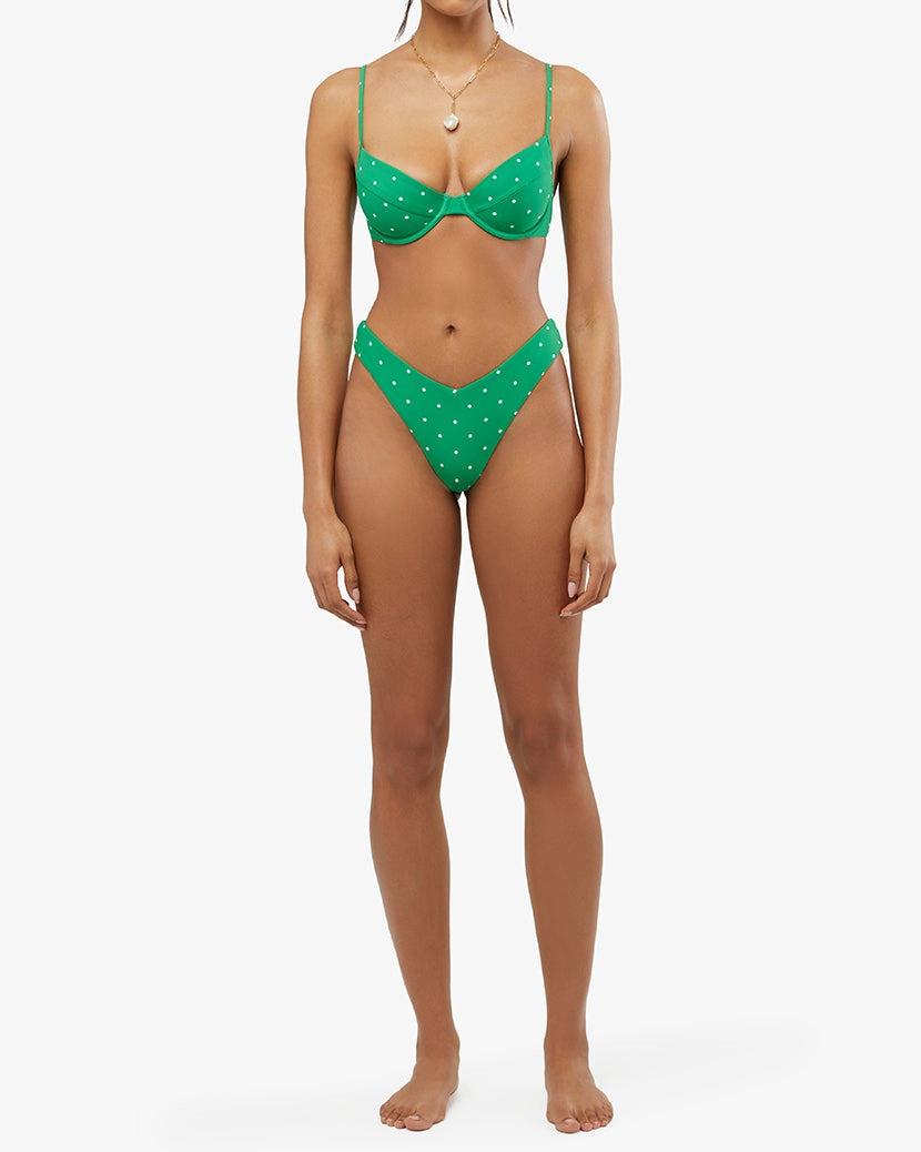 Delilah Micro Polka Dot Bikini Bottom