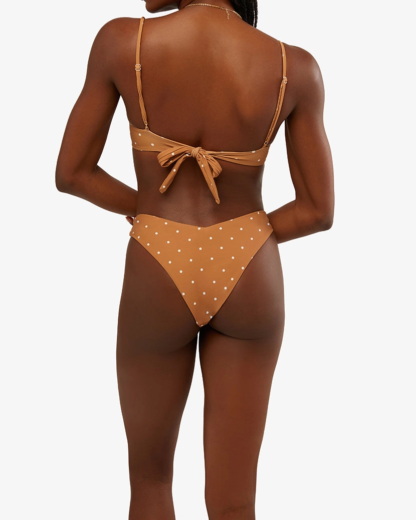 Delilah Micro Polka Dot Bikini Bottom