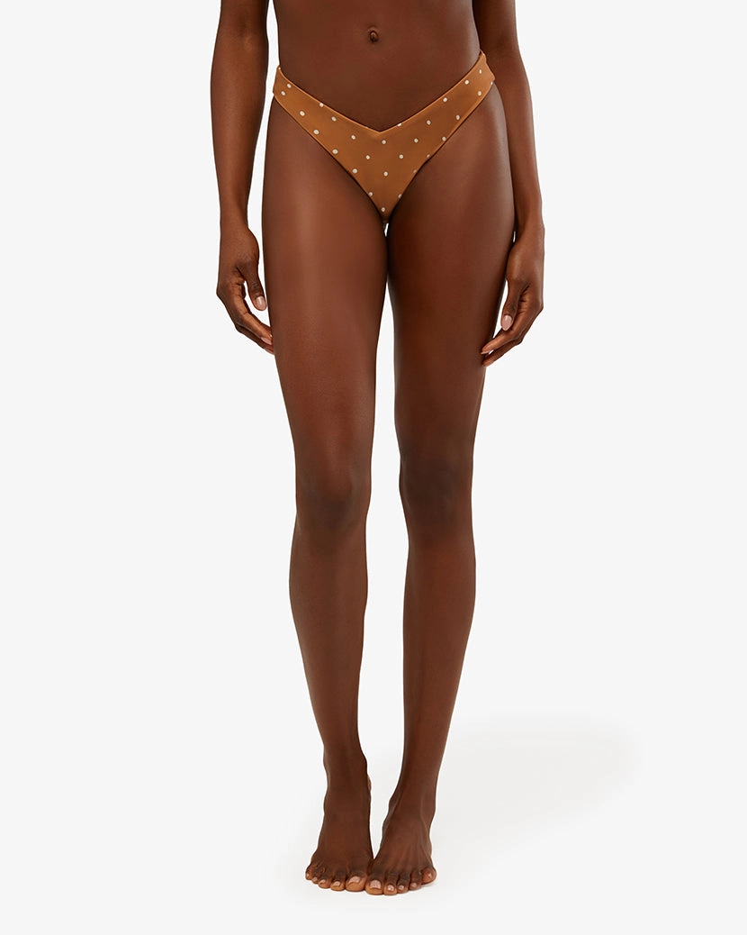 Delilah Micro Polka Dot Bikini Bottom