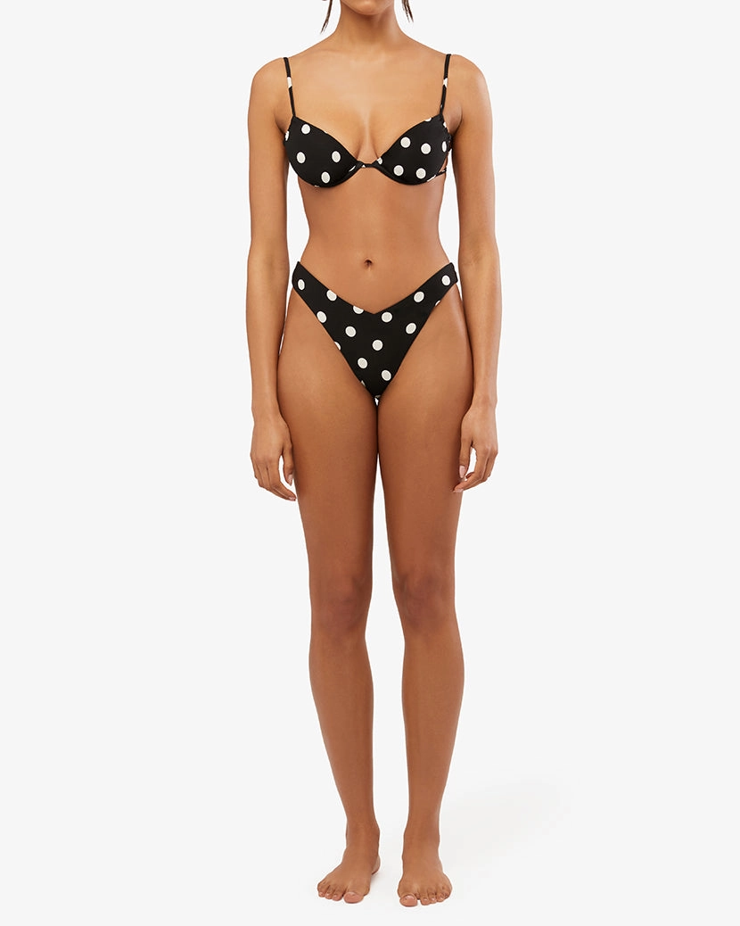 Delilah Oversized Polka Dot Bikini Bottom