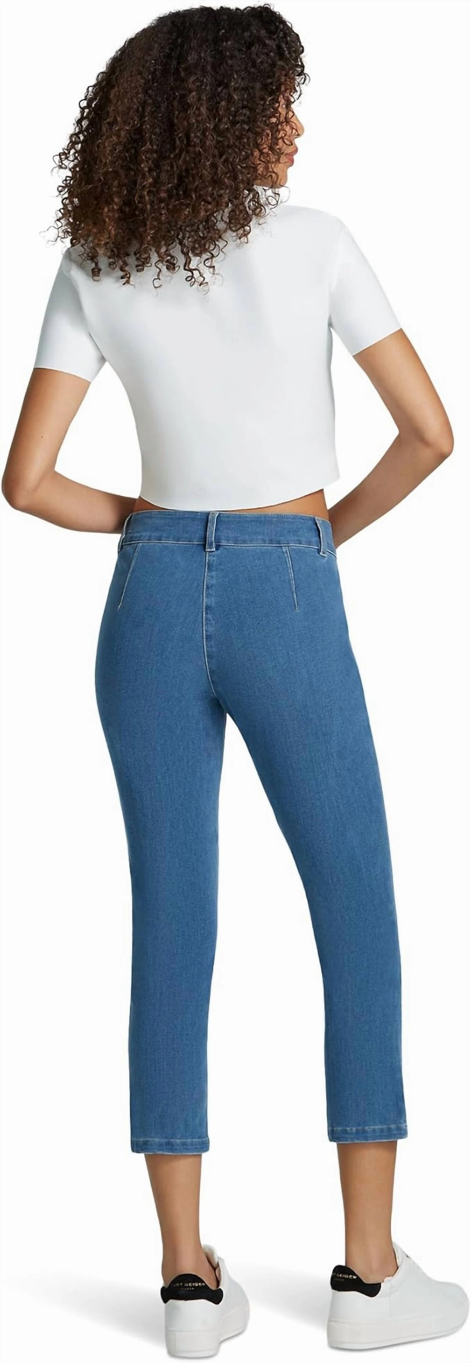 Denim 7/8 Trouser In Light Indigo