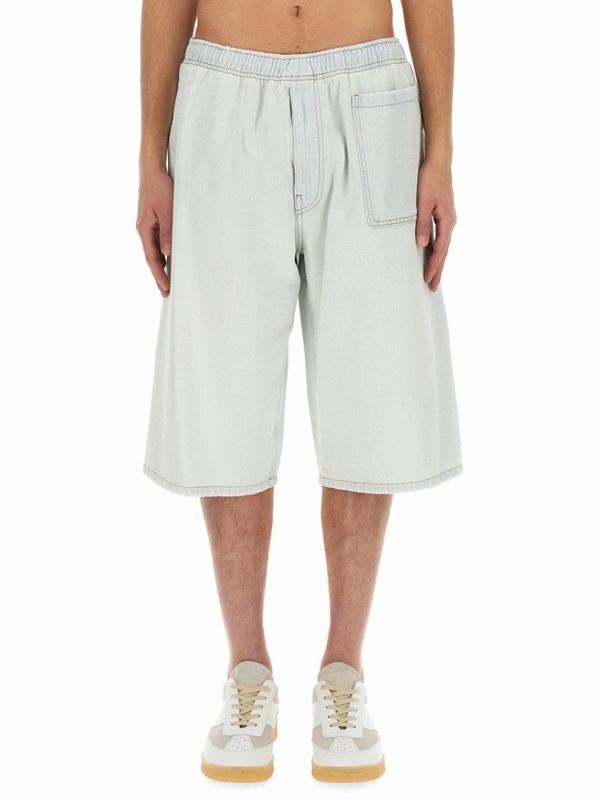 Denim Bermuda Shorts