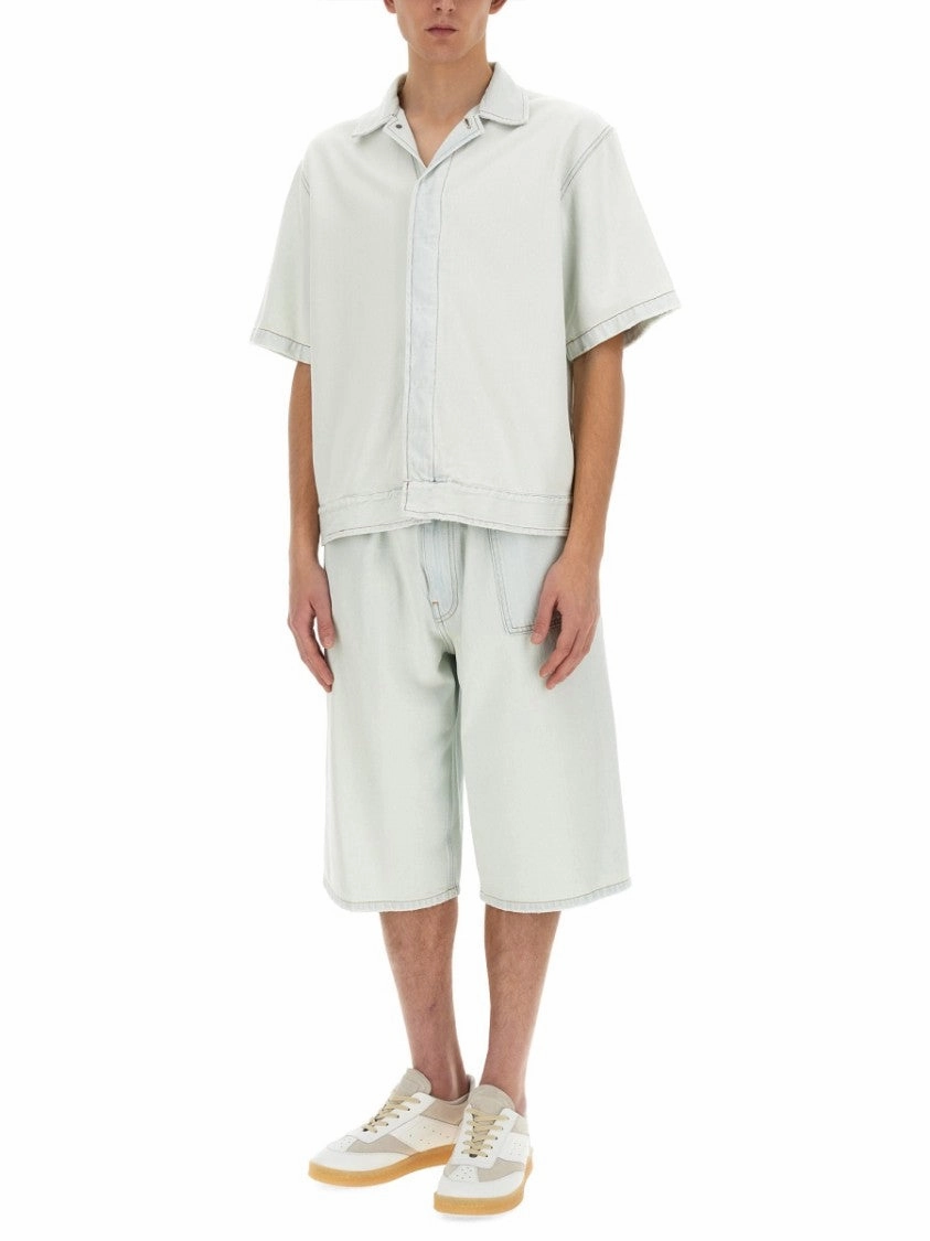 Denim Bermuda Shorts