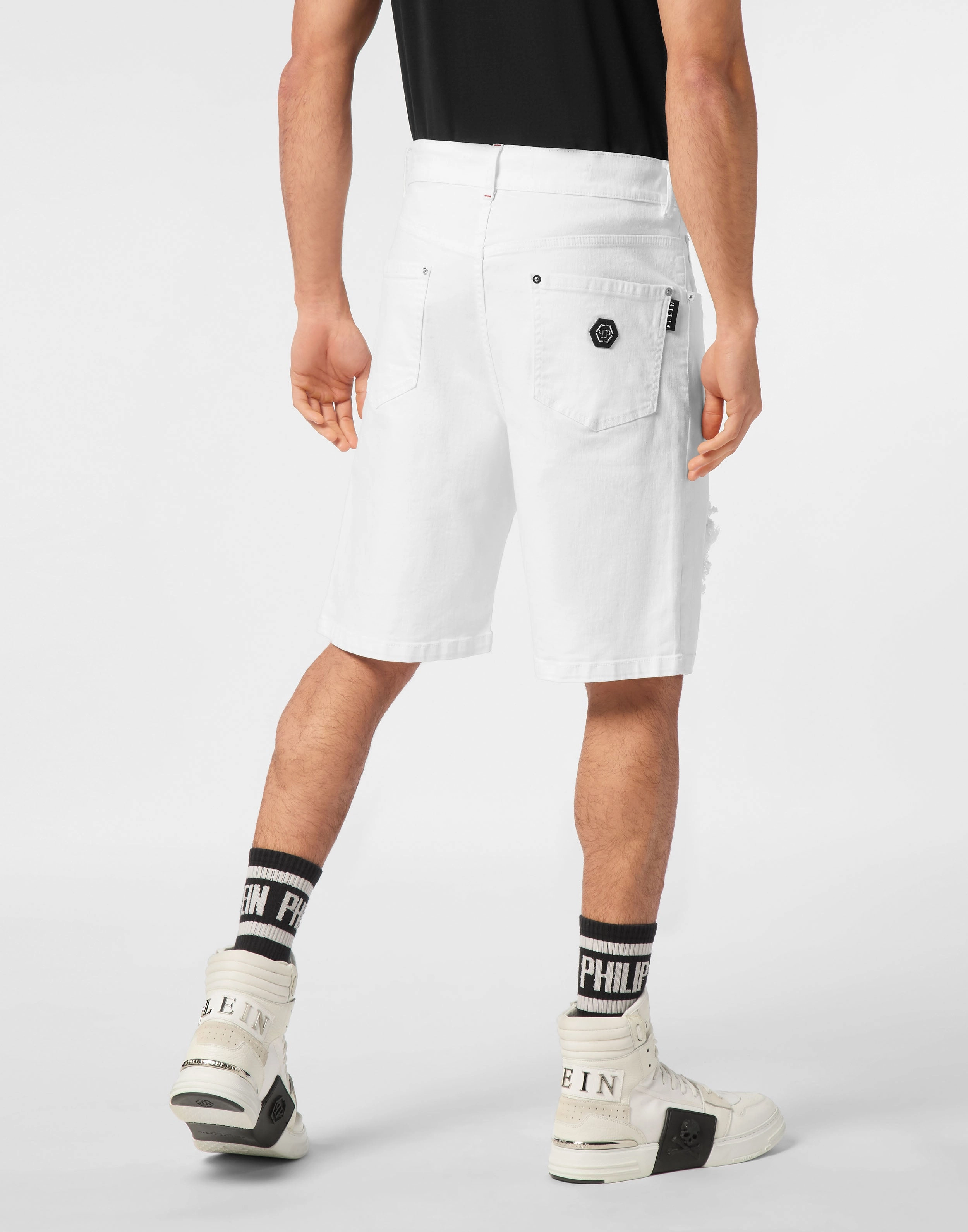 Denim Shorts Formentera Distressed