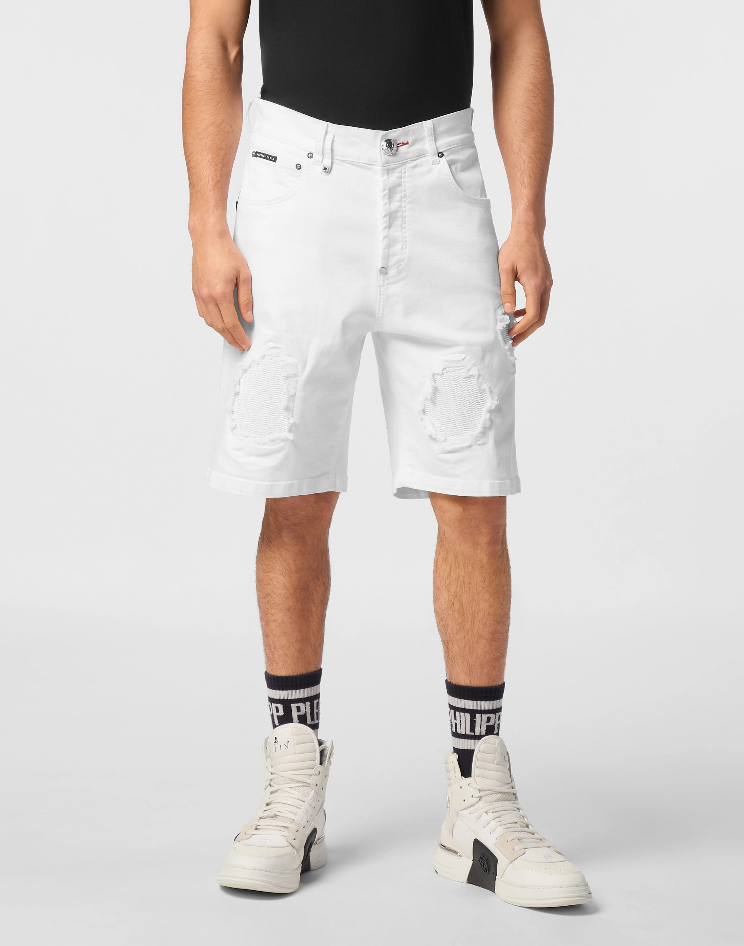 Denim Shorts Formentera Distressed