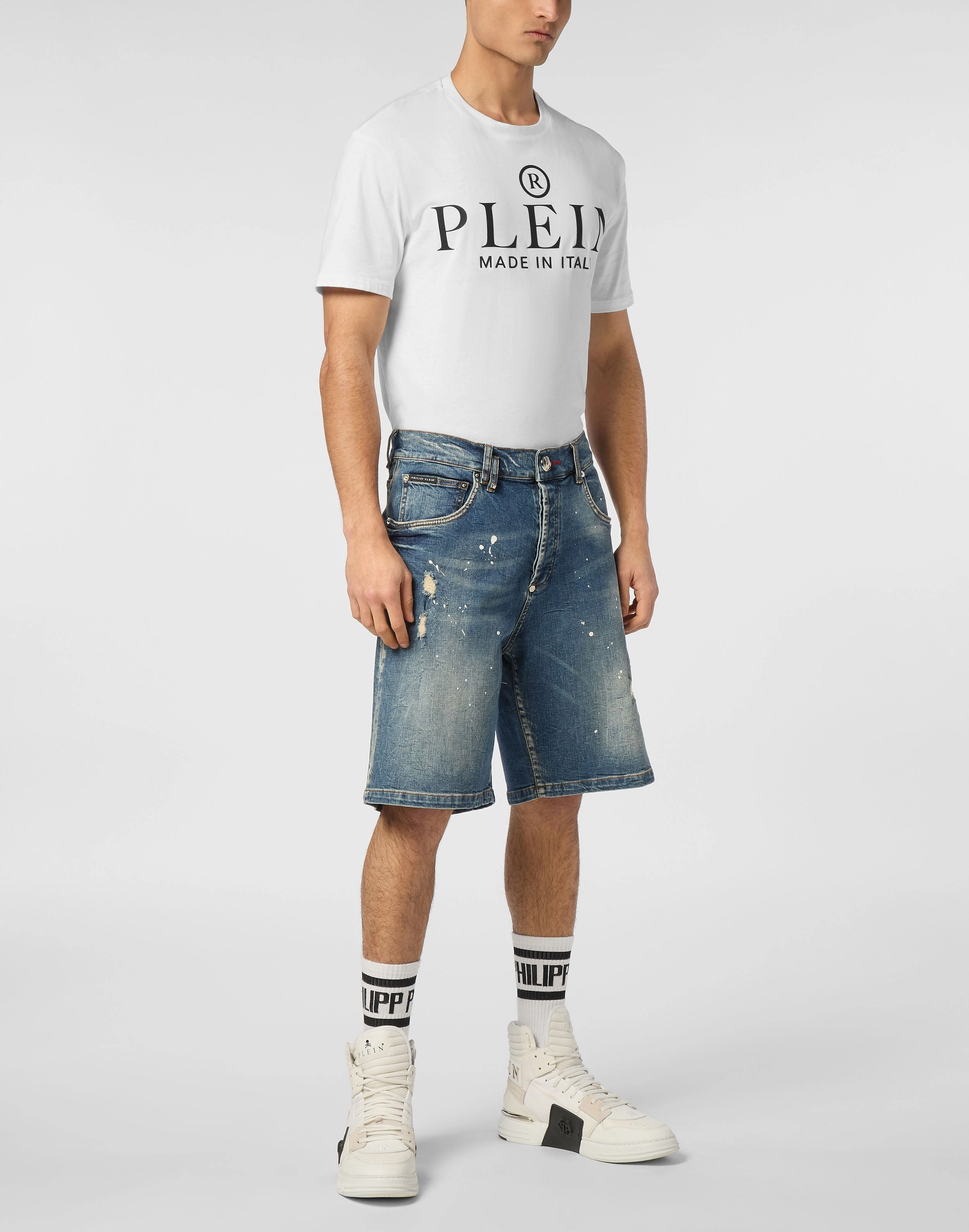 Denim Shorts Formentera Skull
