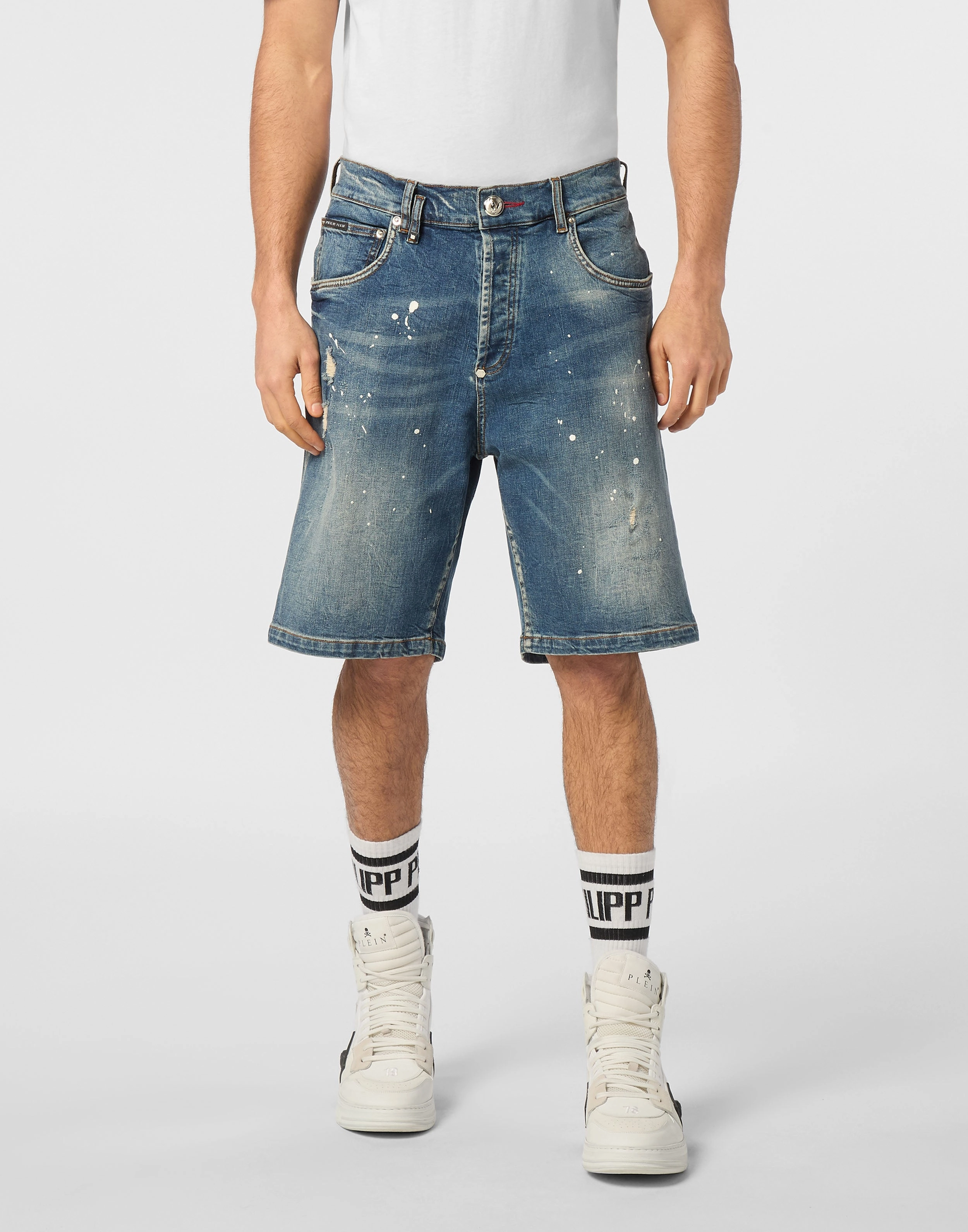 Denim Shorts Formentera Skull
