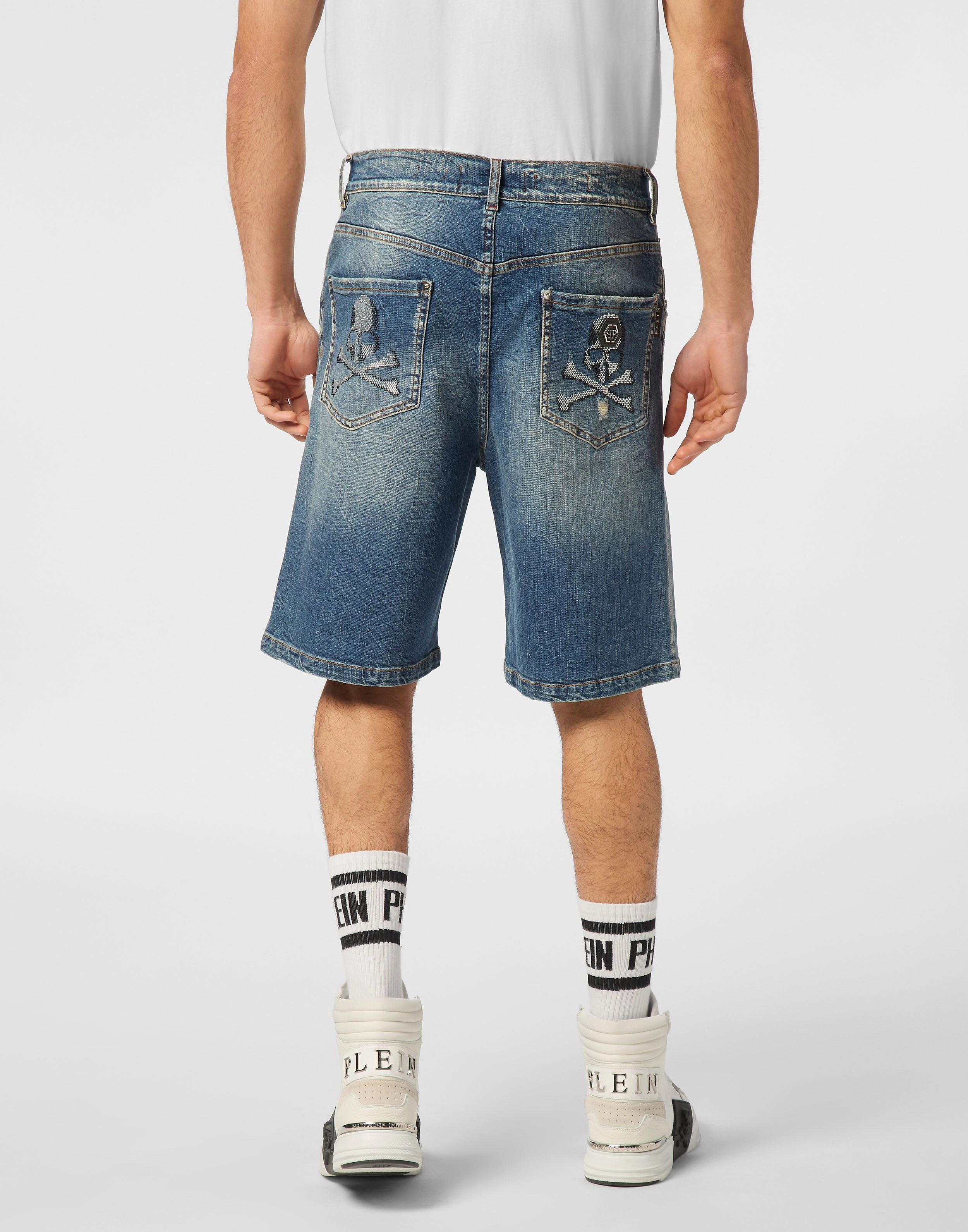 Denim Shorts Formentera Skull