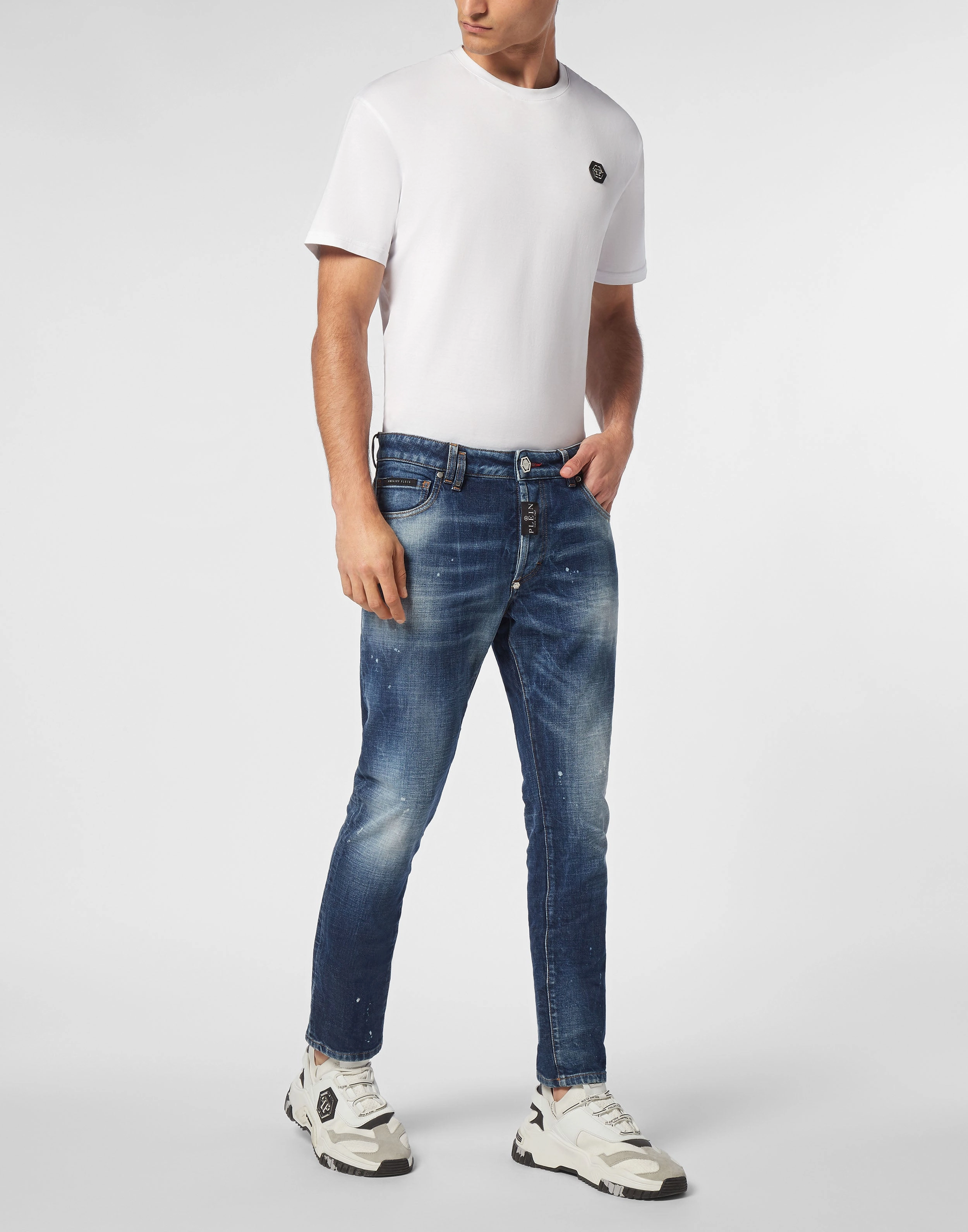 Denim Skinny Fit Trousers