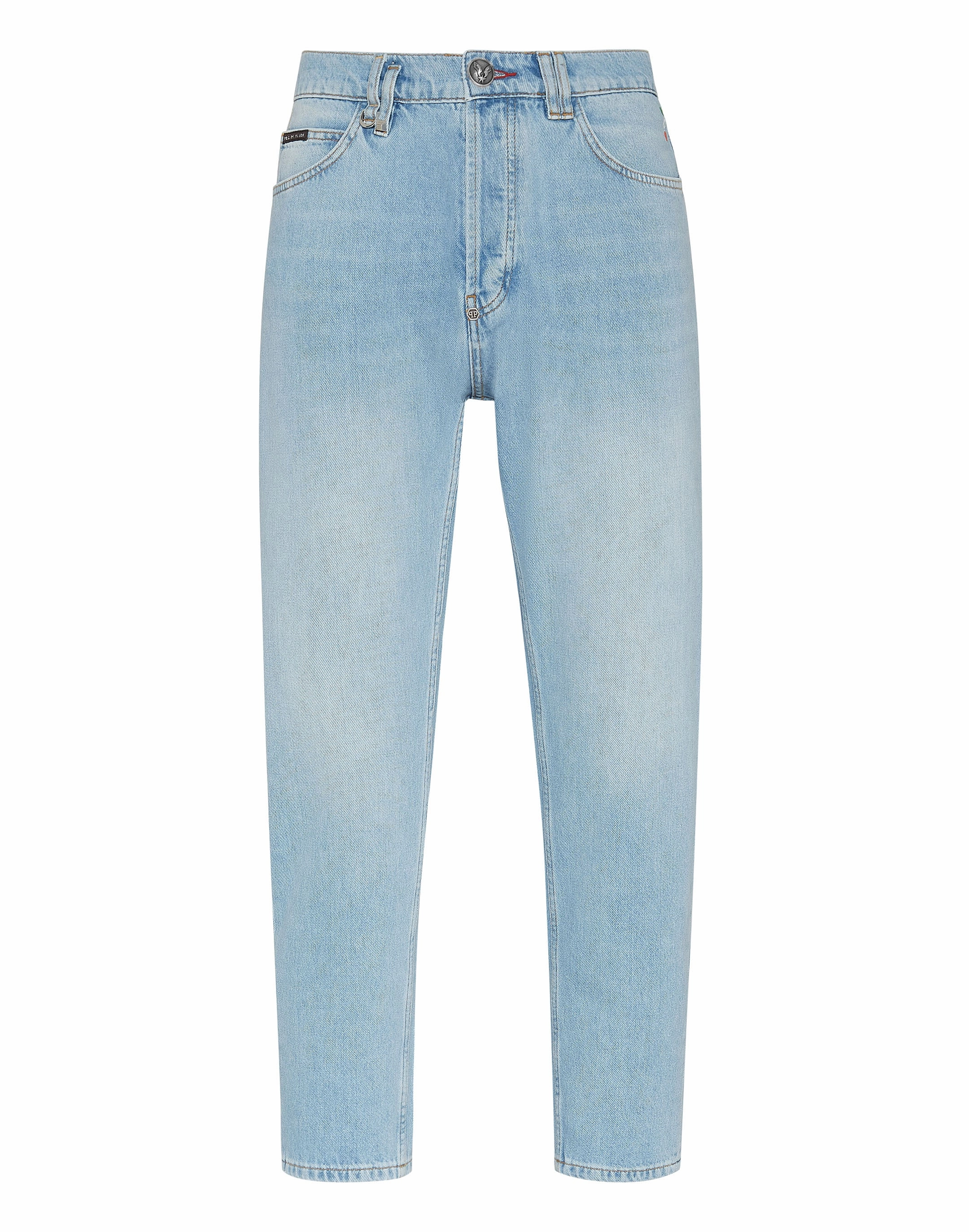 Denim Trousers Carrot Fit Iconic Plein