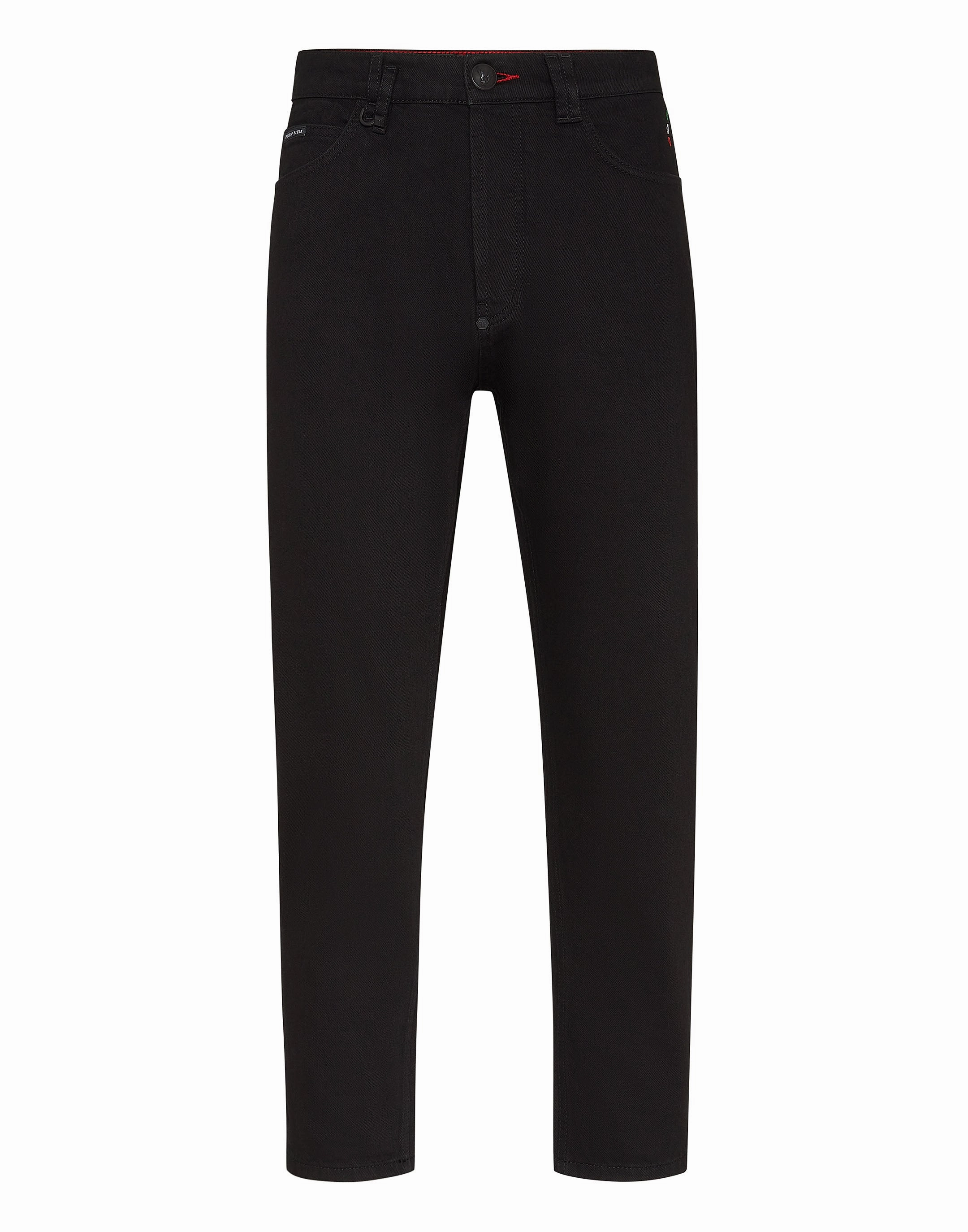 Denim Trousers Carrot Fit Iconic Plein