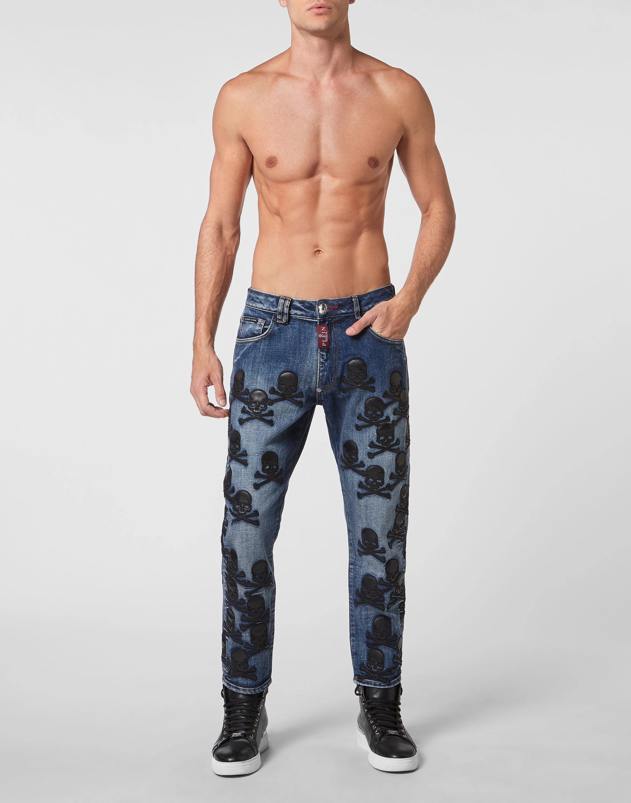 Denim Trousers Detroit Fit Skull