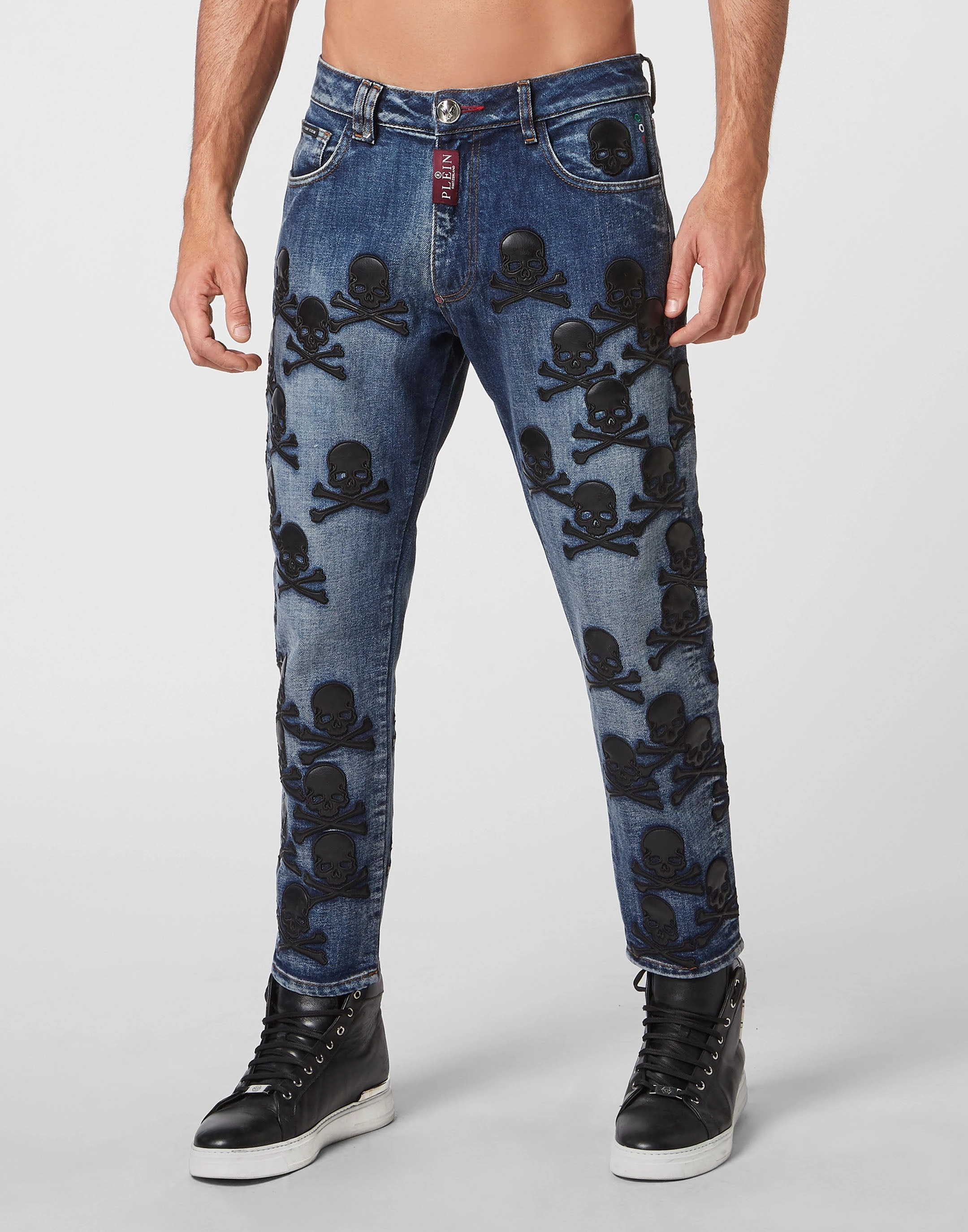 Denim Trousers Detroit Fit Skull