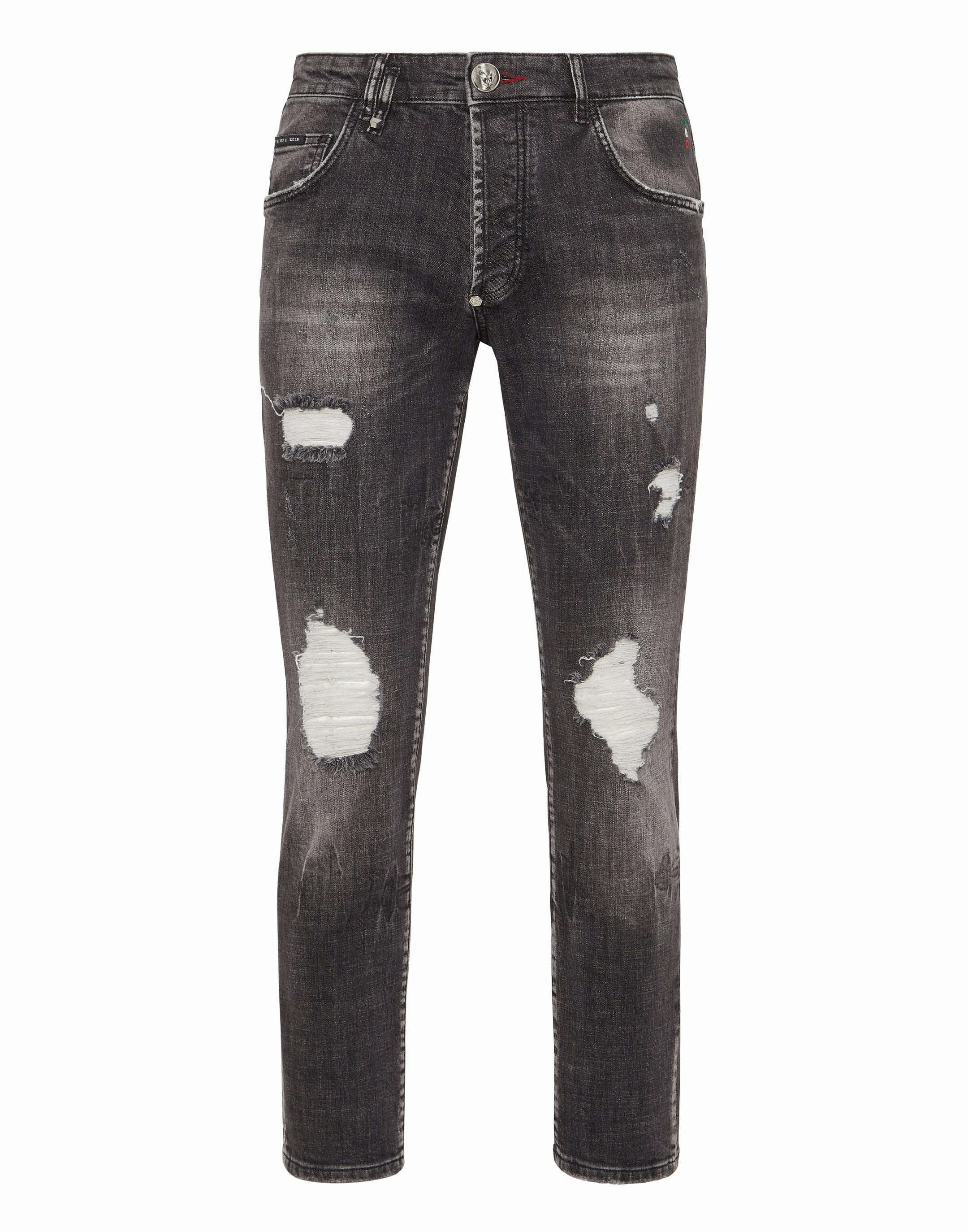 Denim Trousers Skinny Fit Lion Circus
