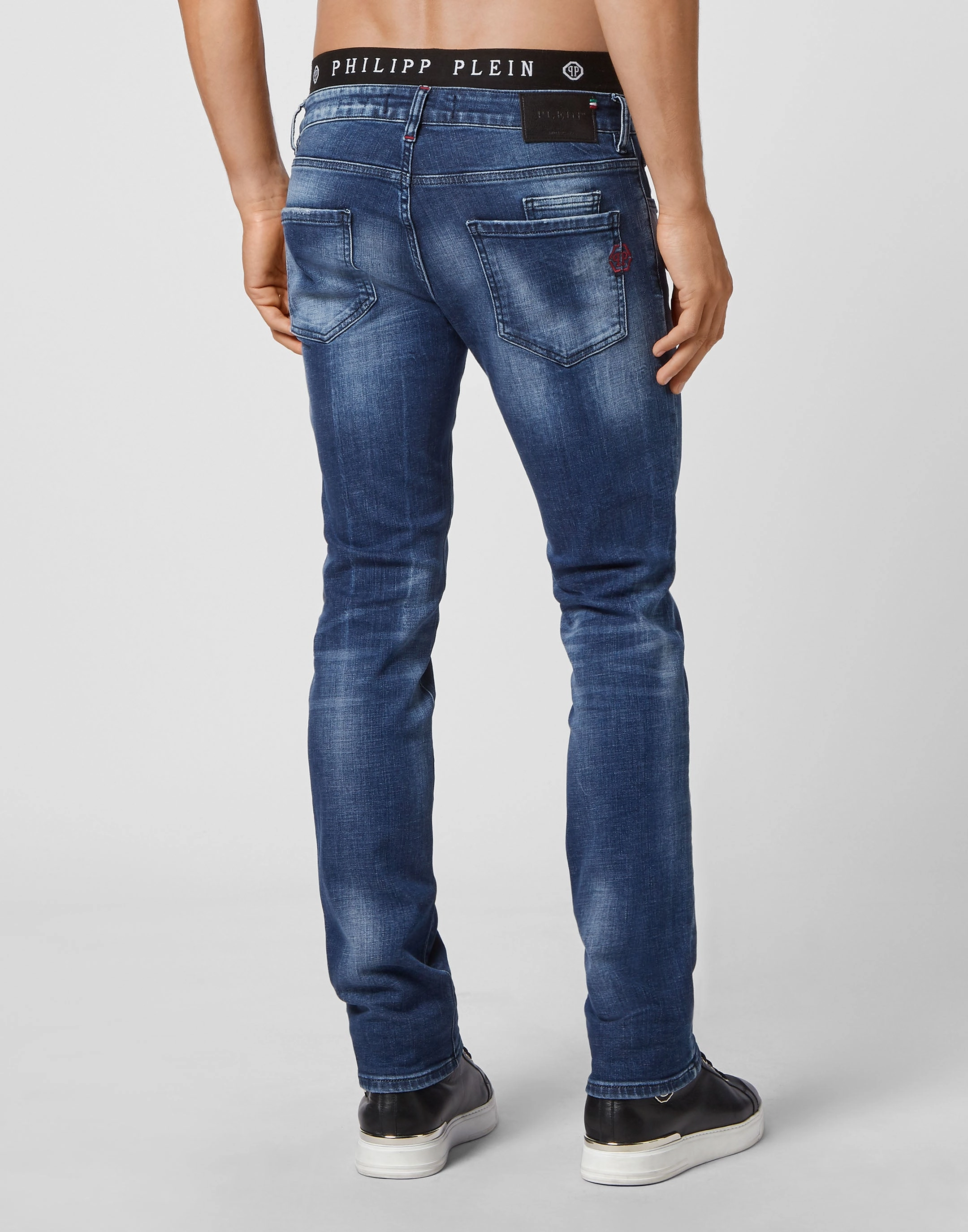 Denim Trousers Straight Cut