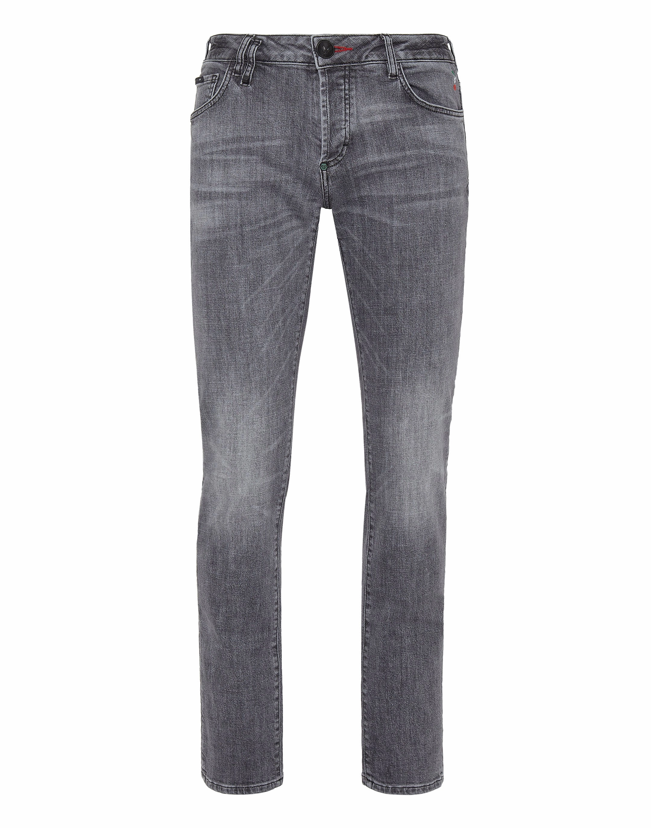 Denim Trousers Straight Cut
