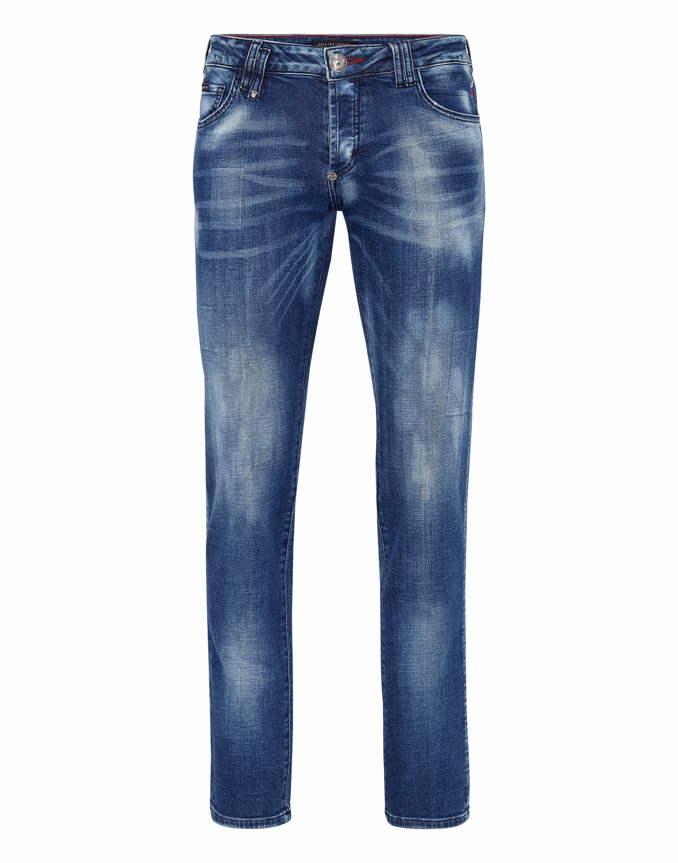 Denim Trousers Straight Cut