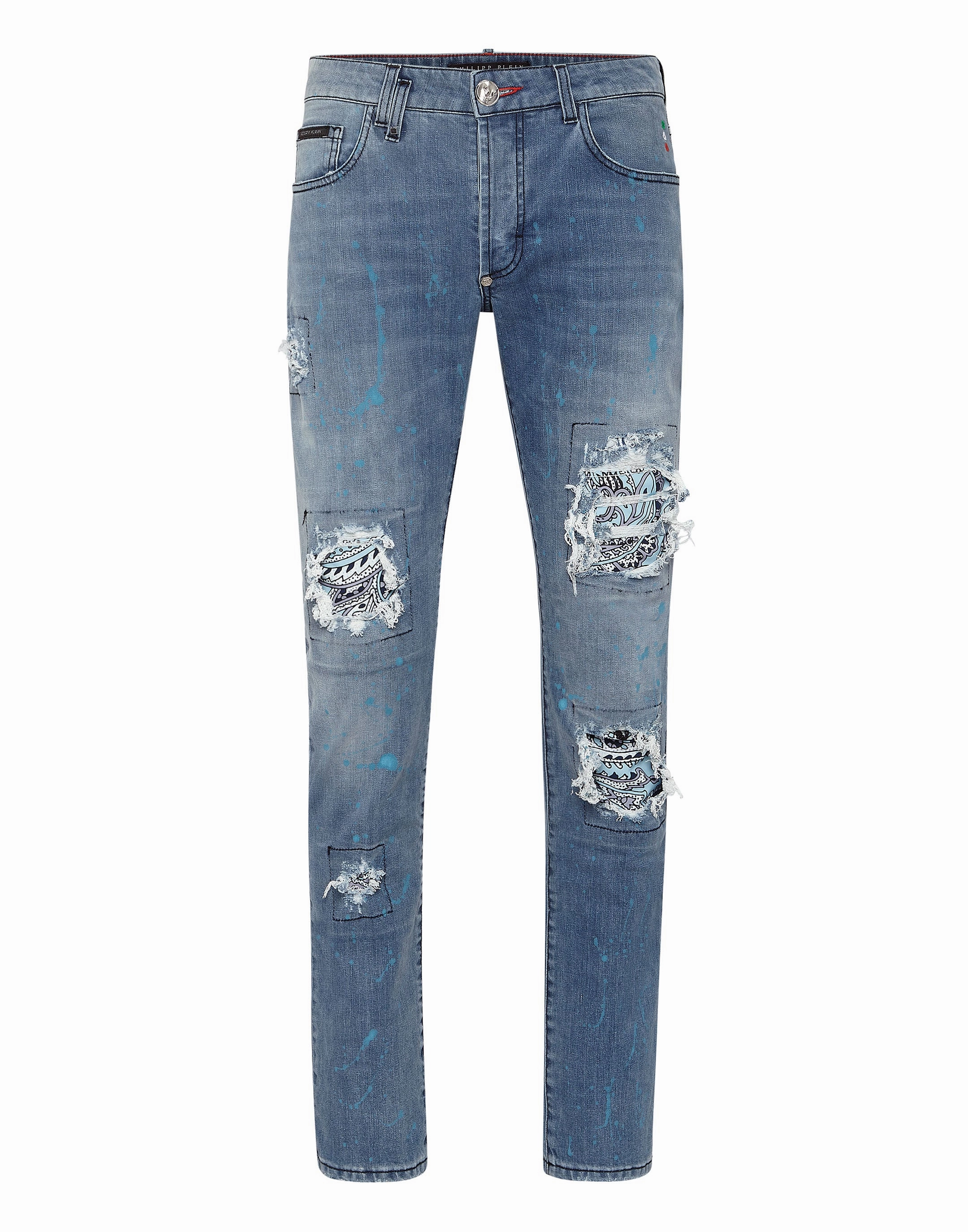 Denim Trousers Super Straight Cut Fit