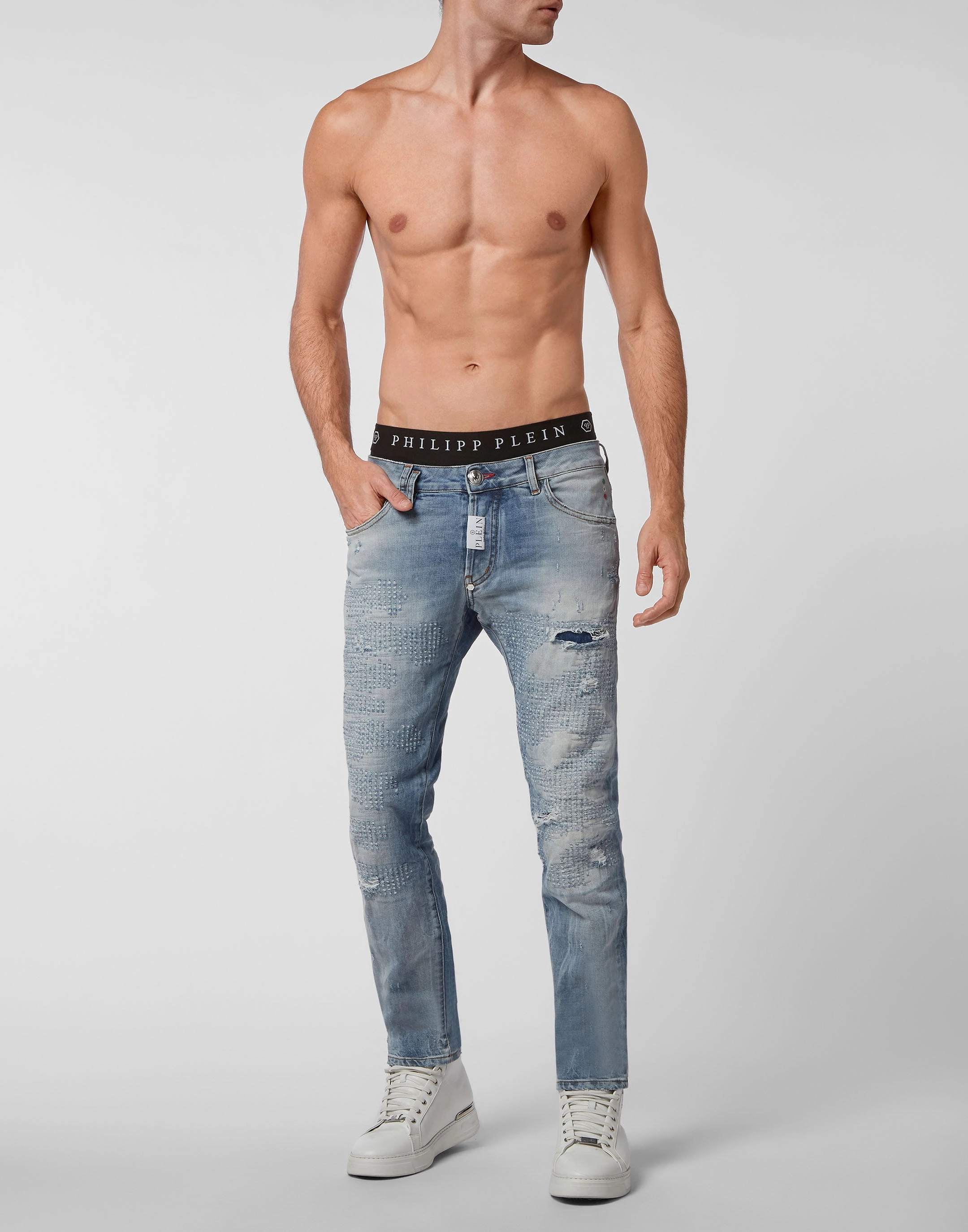 Denim Trousers Super Straight Cut Premium