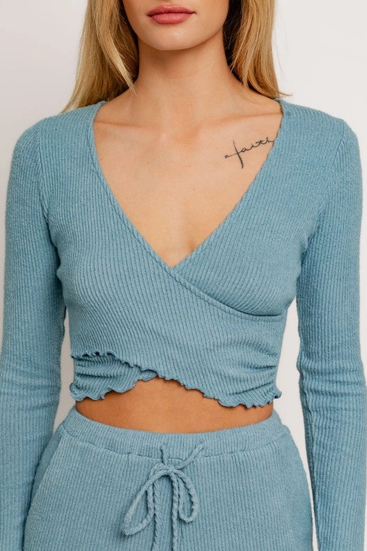 Did Someone Say Lounge Wrap Top