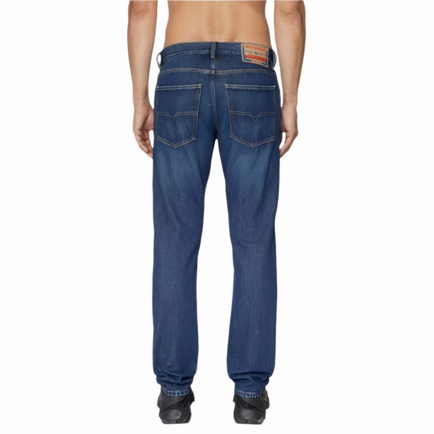 Diesel D-Sark Dark Blue Straight Fit Denim Jeans