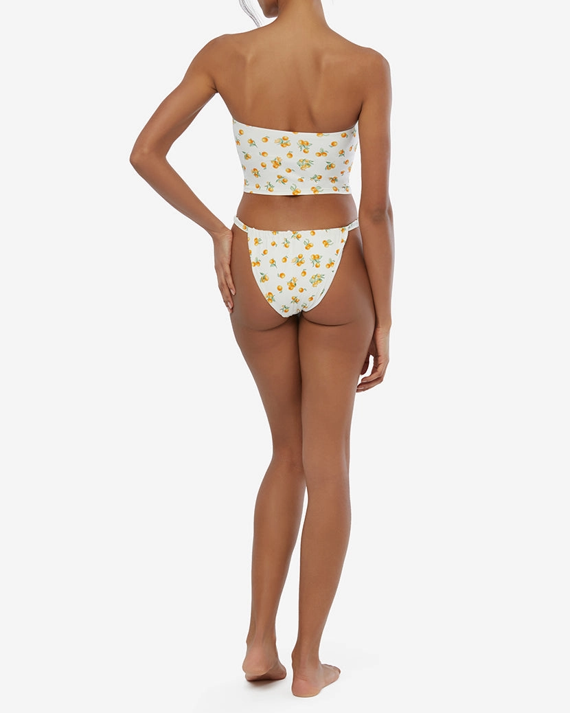Ditsy Oranges Tube Top