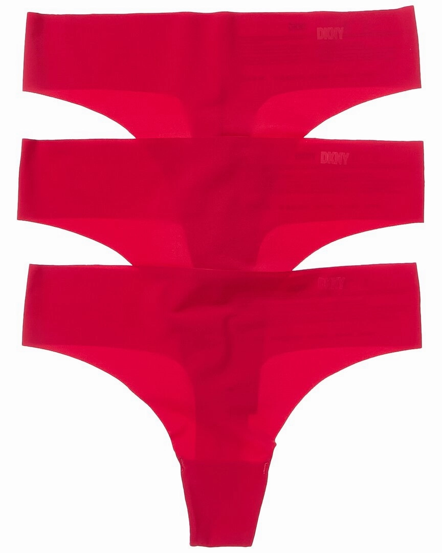 DKNY 3pk Litewear Cut Anywhere Thong