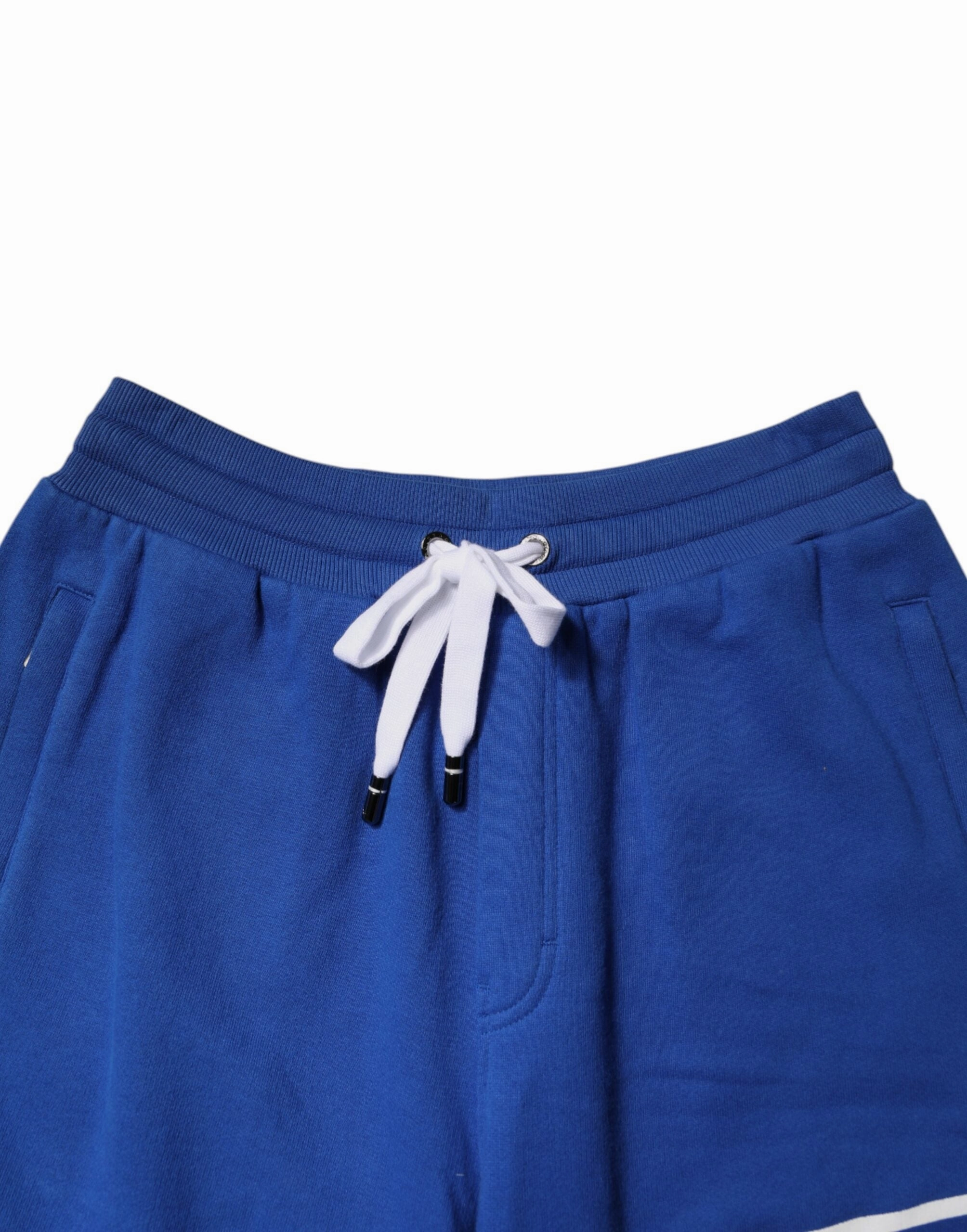 Dolce & Gabbana blue Logo Cotton Bermuda SweatMen's Men's Shorts