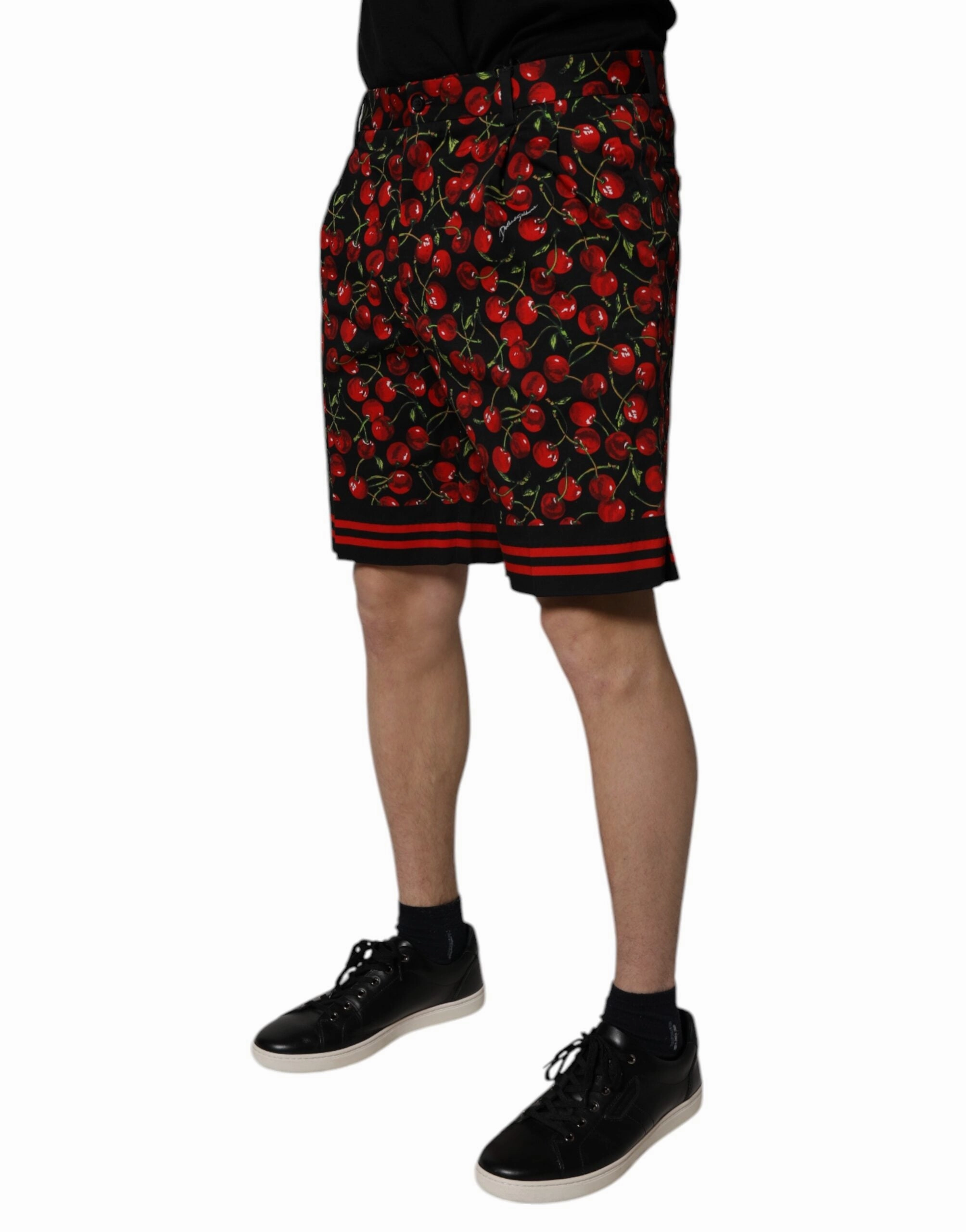 Dolce & Gabbana  Cherry Print Bermuda Cotton Men's Shorts