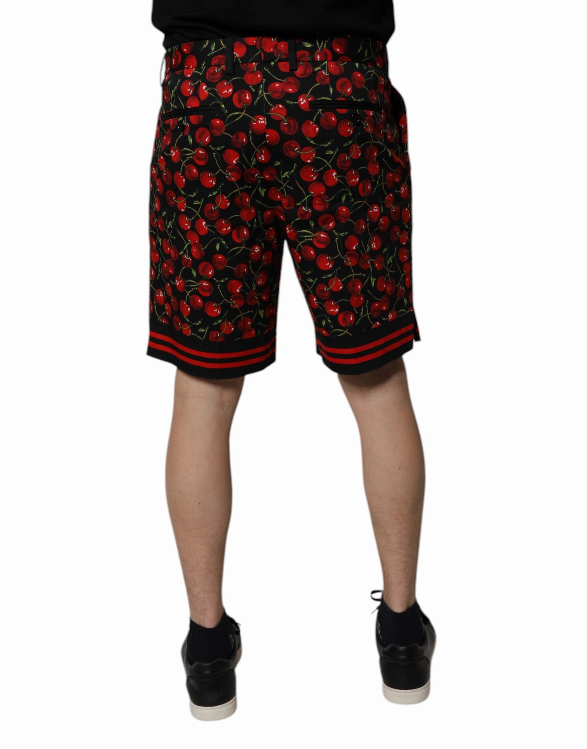 Dolce & Gabbana  Cherry Print Bermuda Cotton Men's Shorts