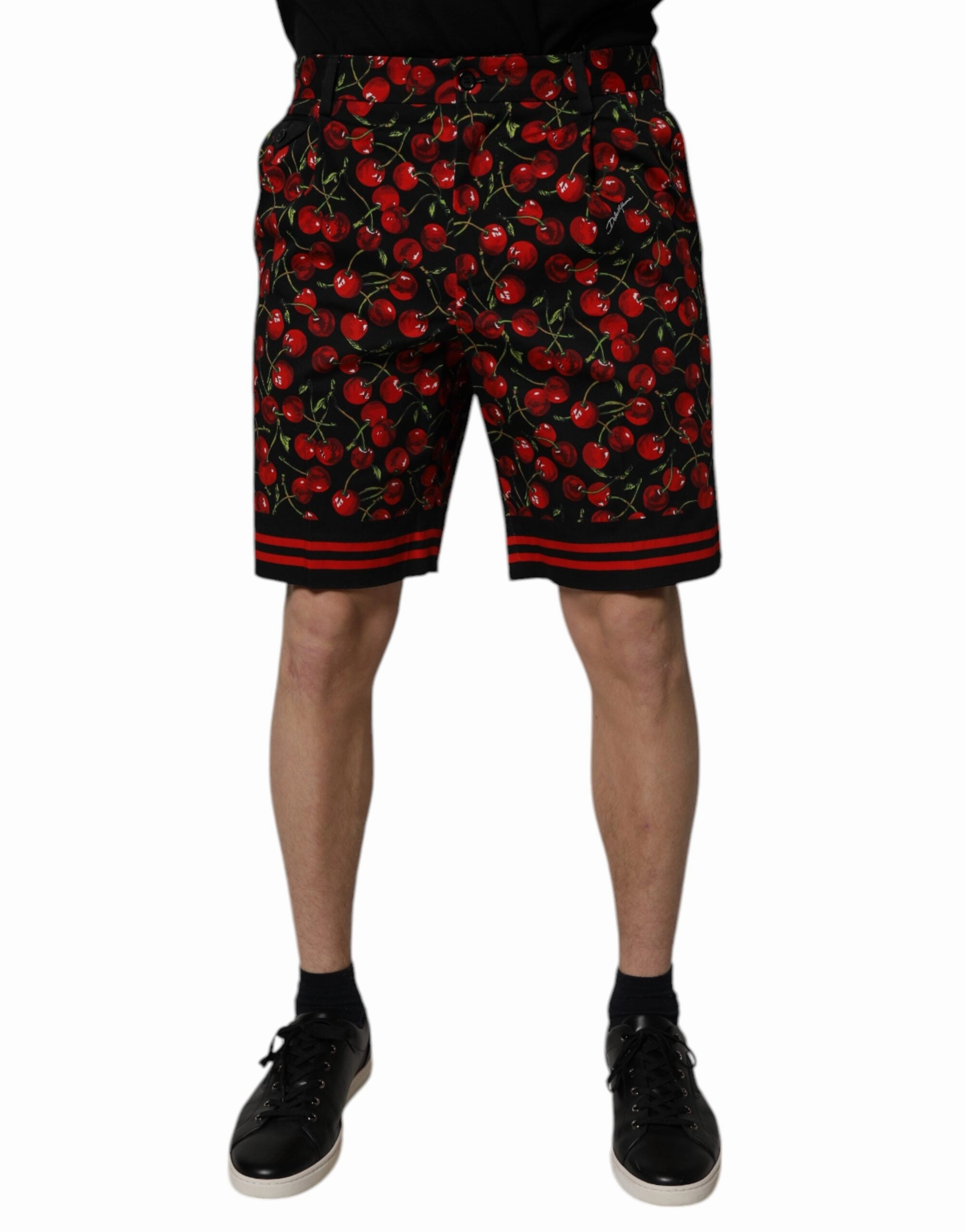 Dolce & Gabbana  Cherry Print Bermuda Cotton Men's Shorts