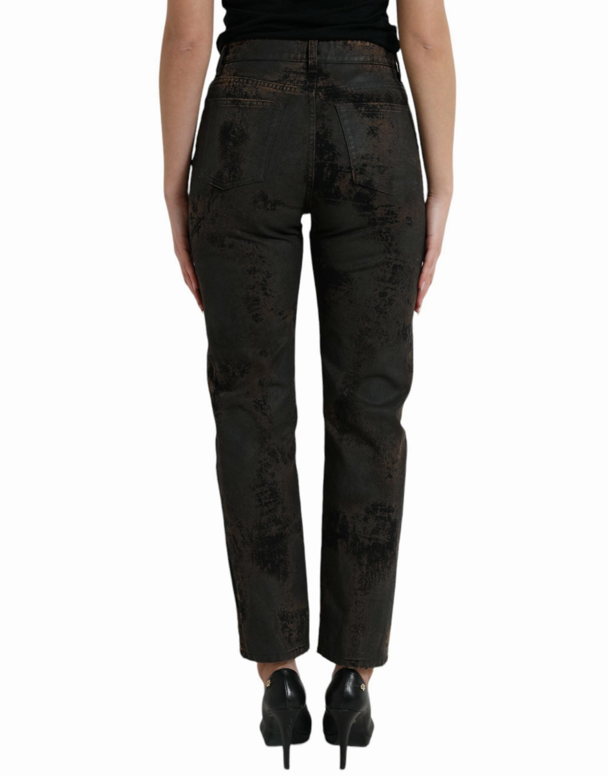 Dolce & Gabbana Chic Boyfriend Mid Waist Stretch Women's Jeans