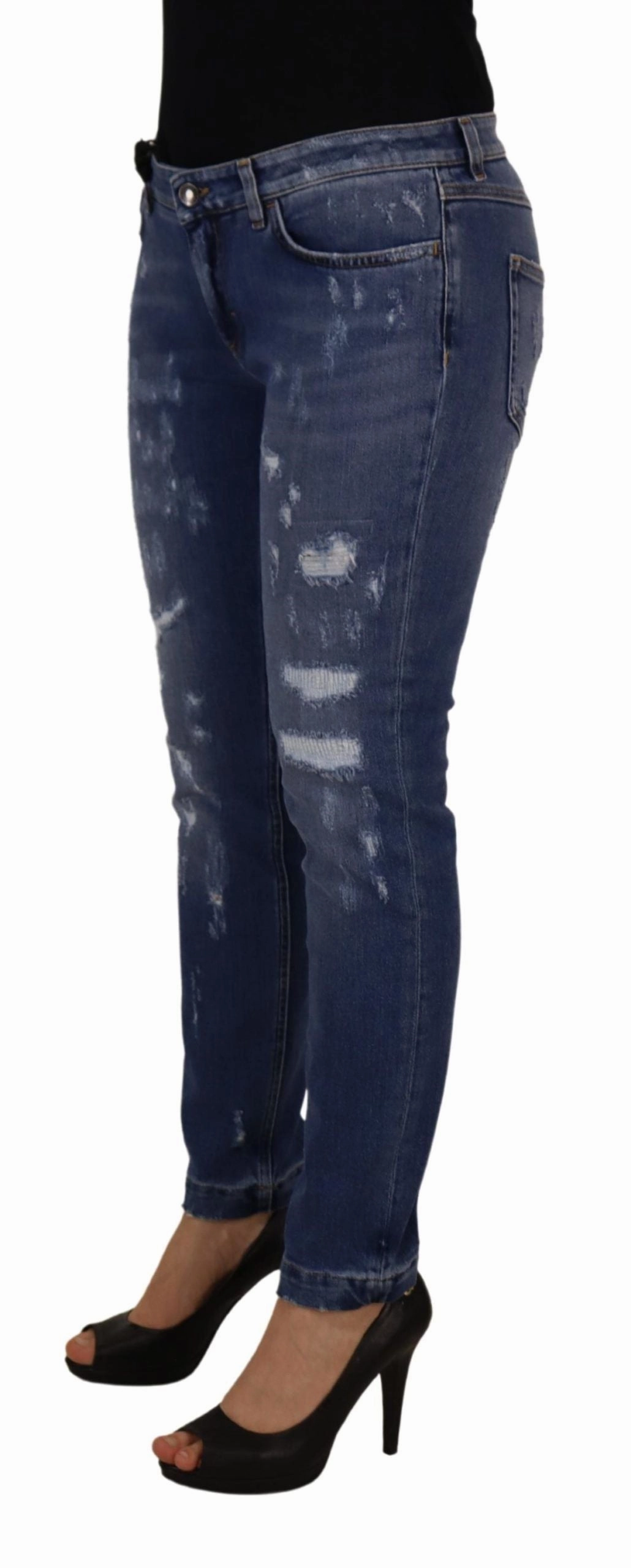 Dolce & Gabbana Chic Low Waist Skinny Women's Jeans