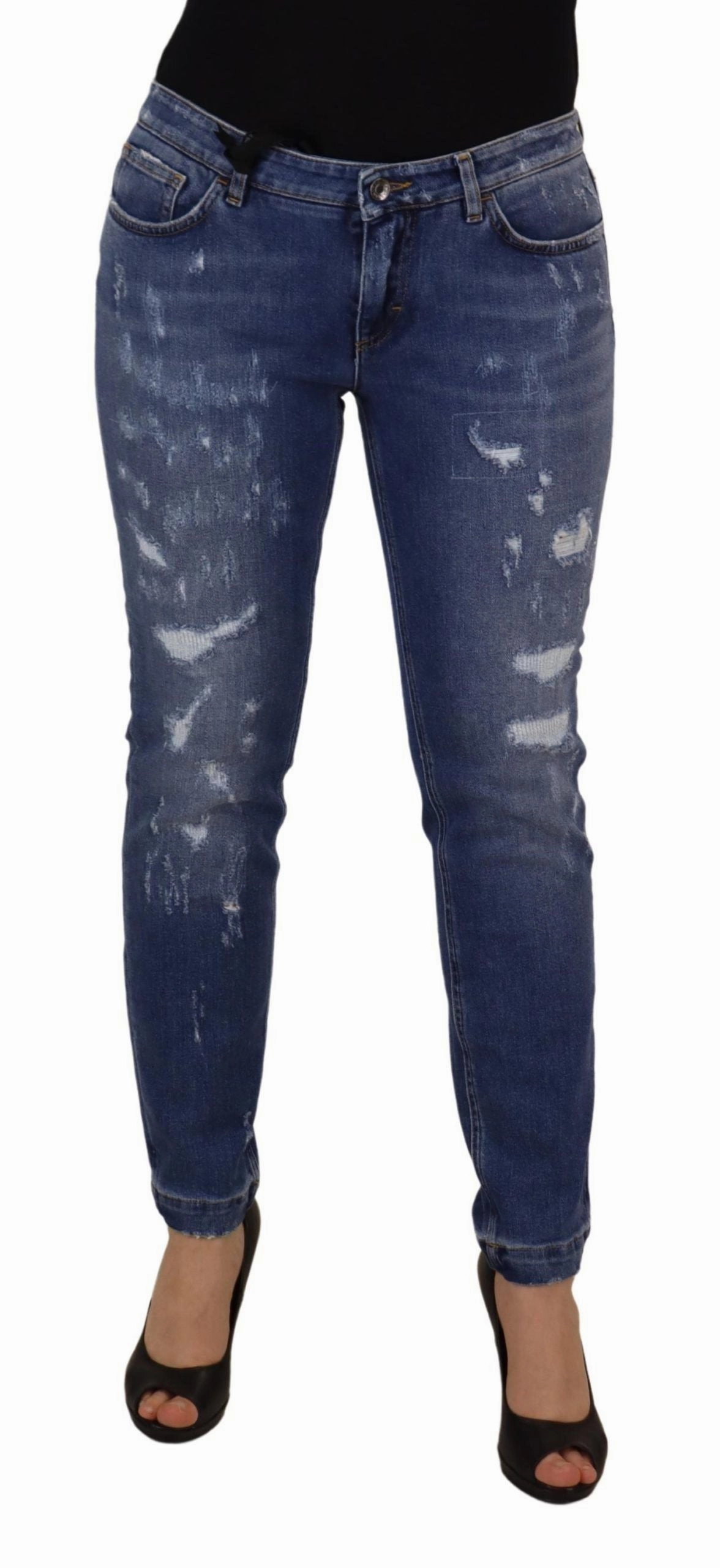 Dolce & Gabbana Chic Low Waist Skinny Women's Jeans