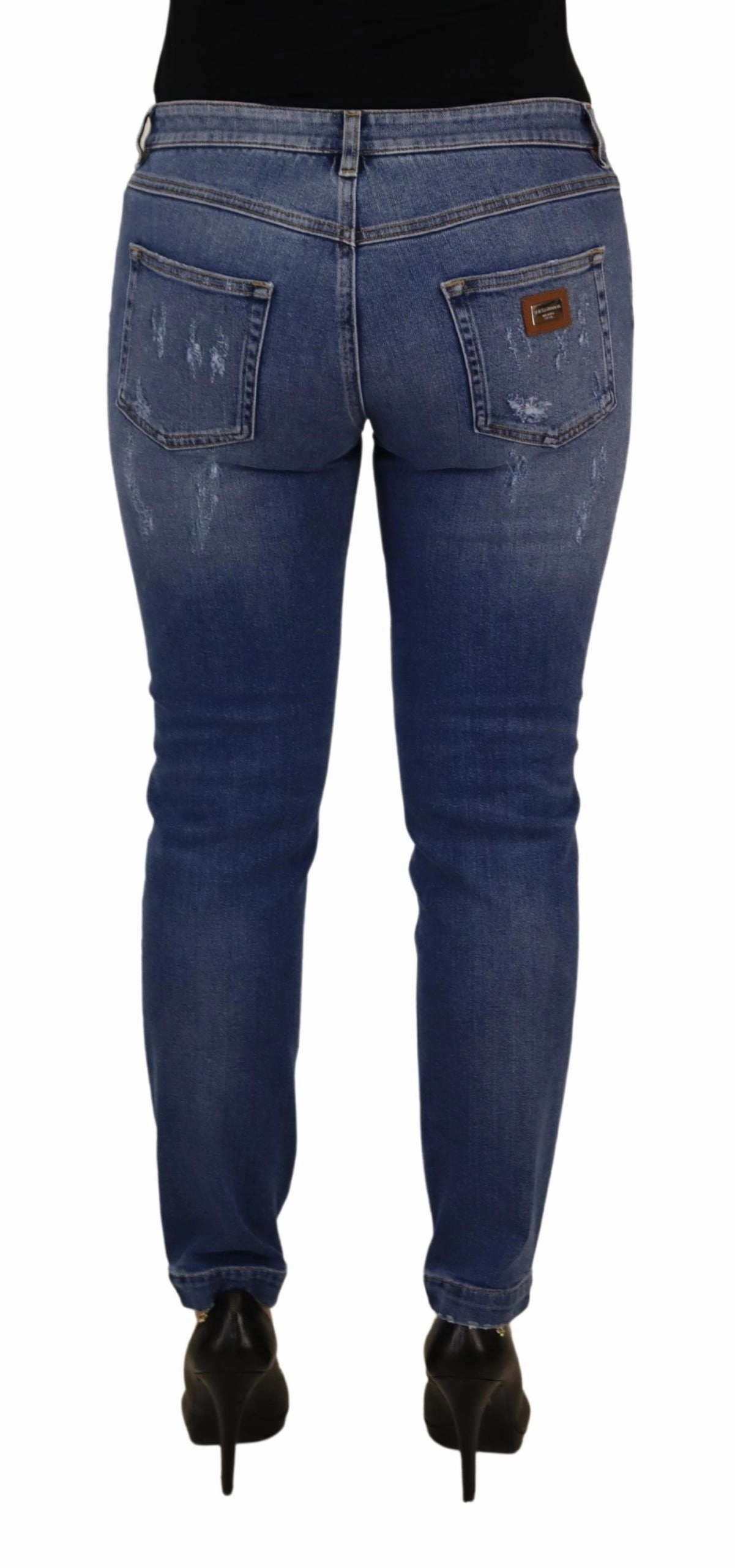 Dolce & Gabbana Chic Low Waist Skinny Women's Jeans